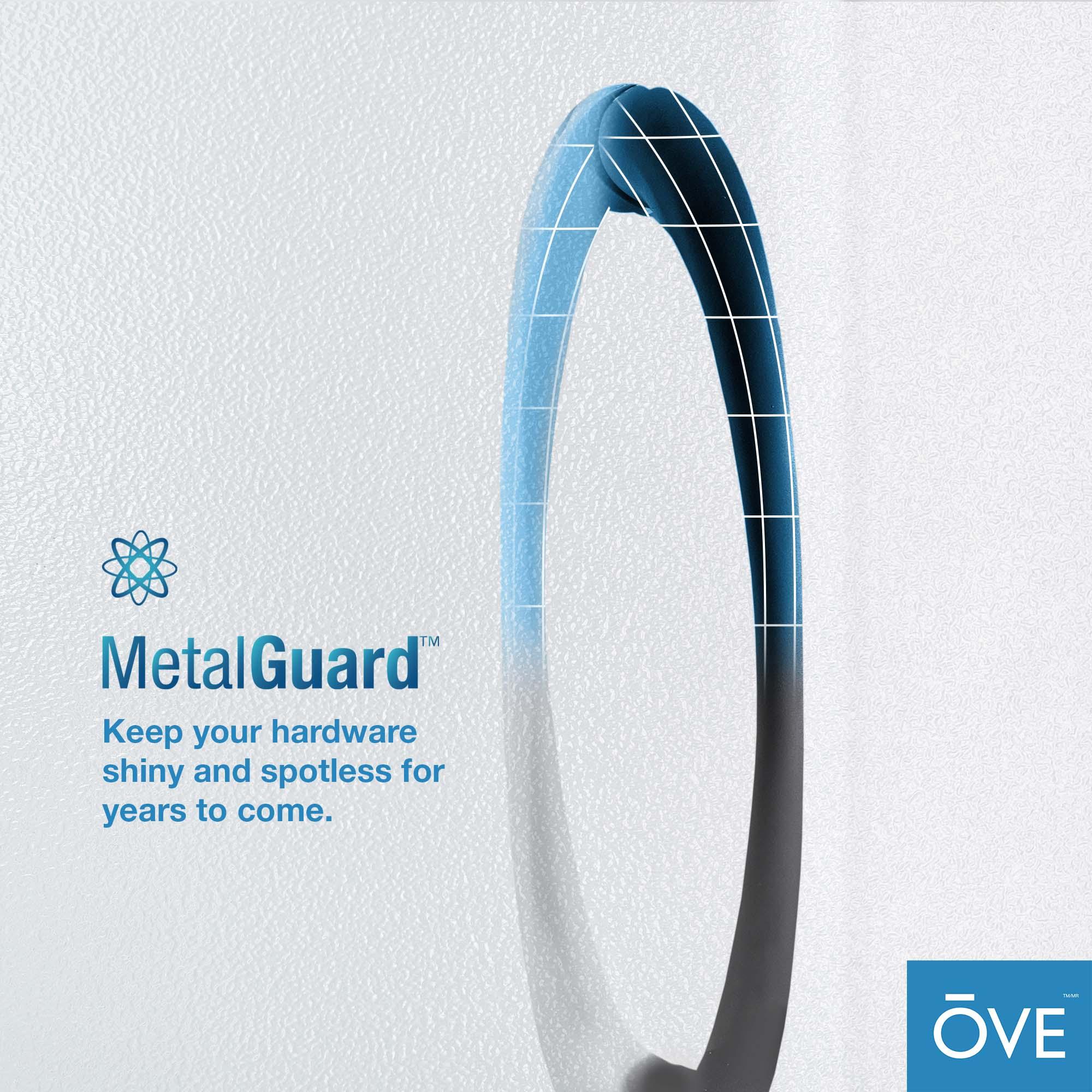 OVE Decors Breeze 35 in. Round Shower Kit w/ Frosted, Base