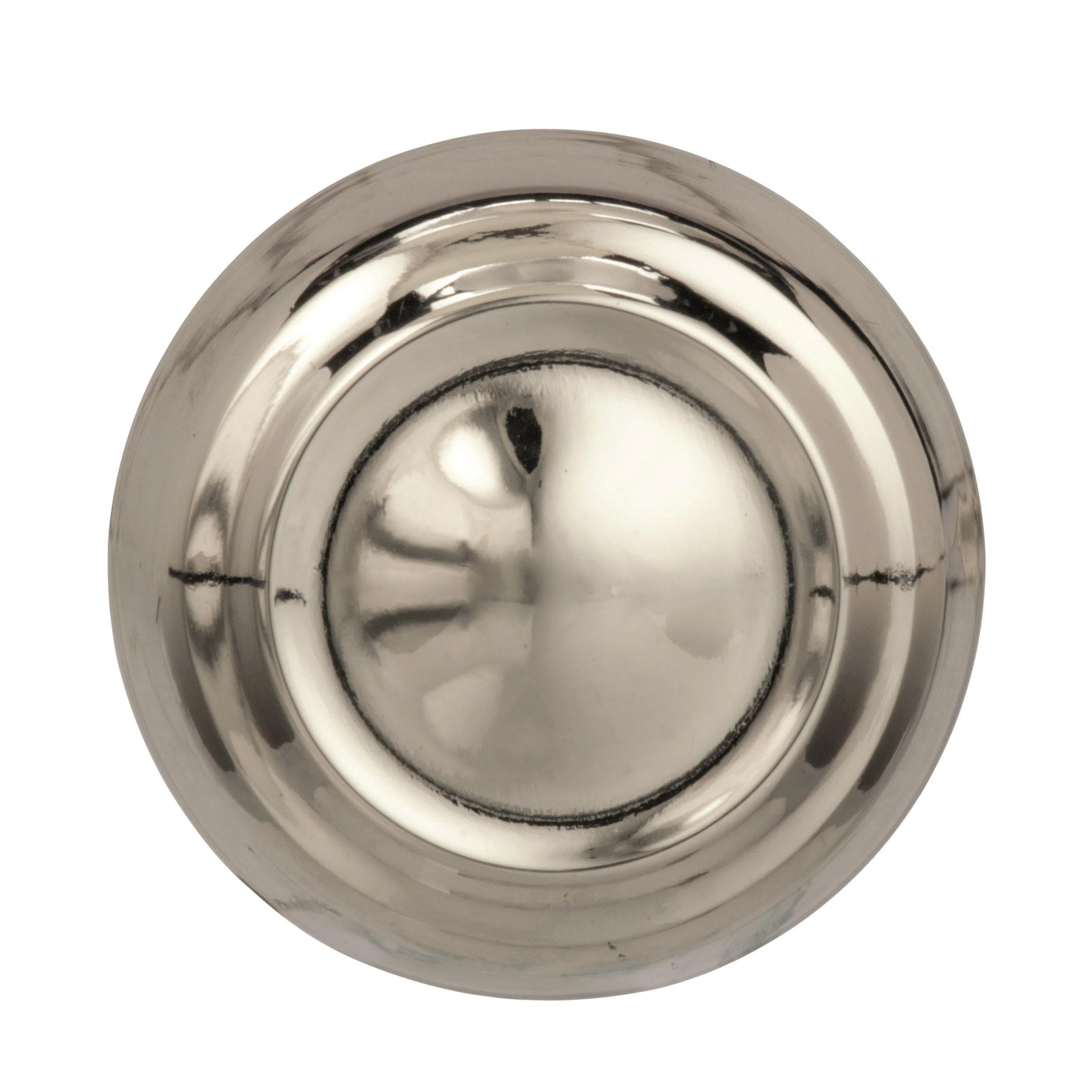 Amerock Kane 1-3/16 inch (30mm) Diameter Polished Nickel Cabinet Knob