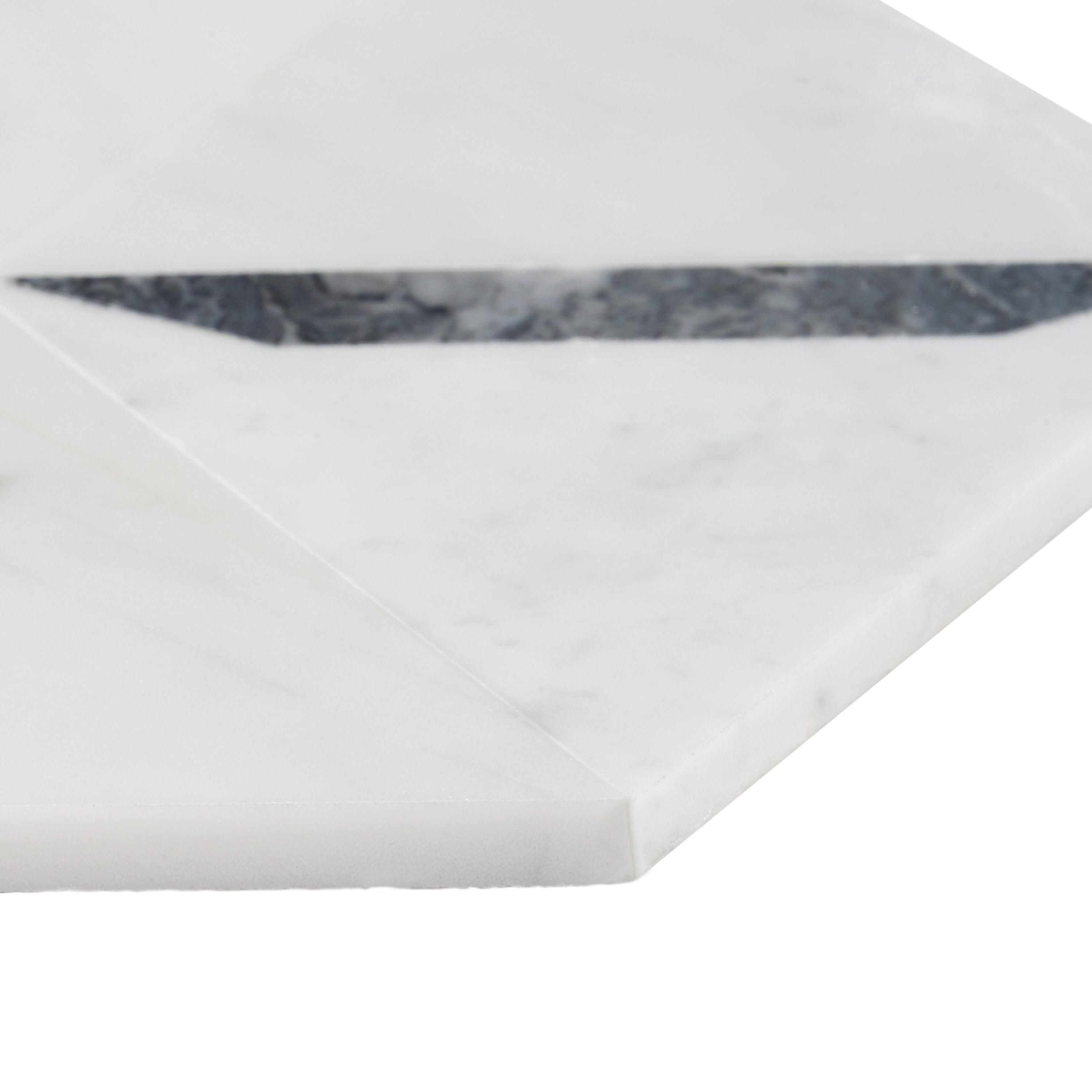 Zandara 5" x 6" Marble Novelty Mosaic Wall & Floor Tile