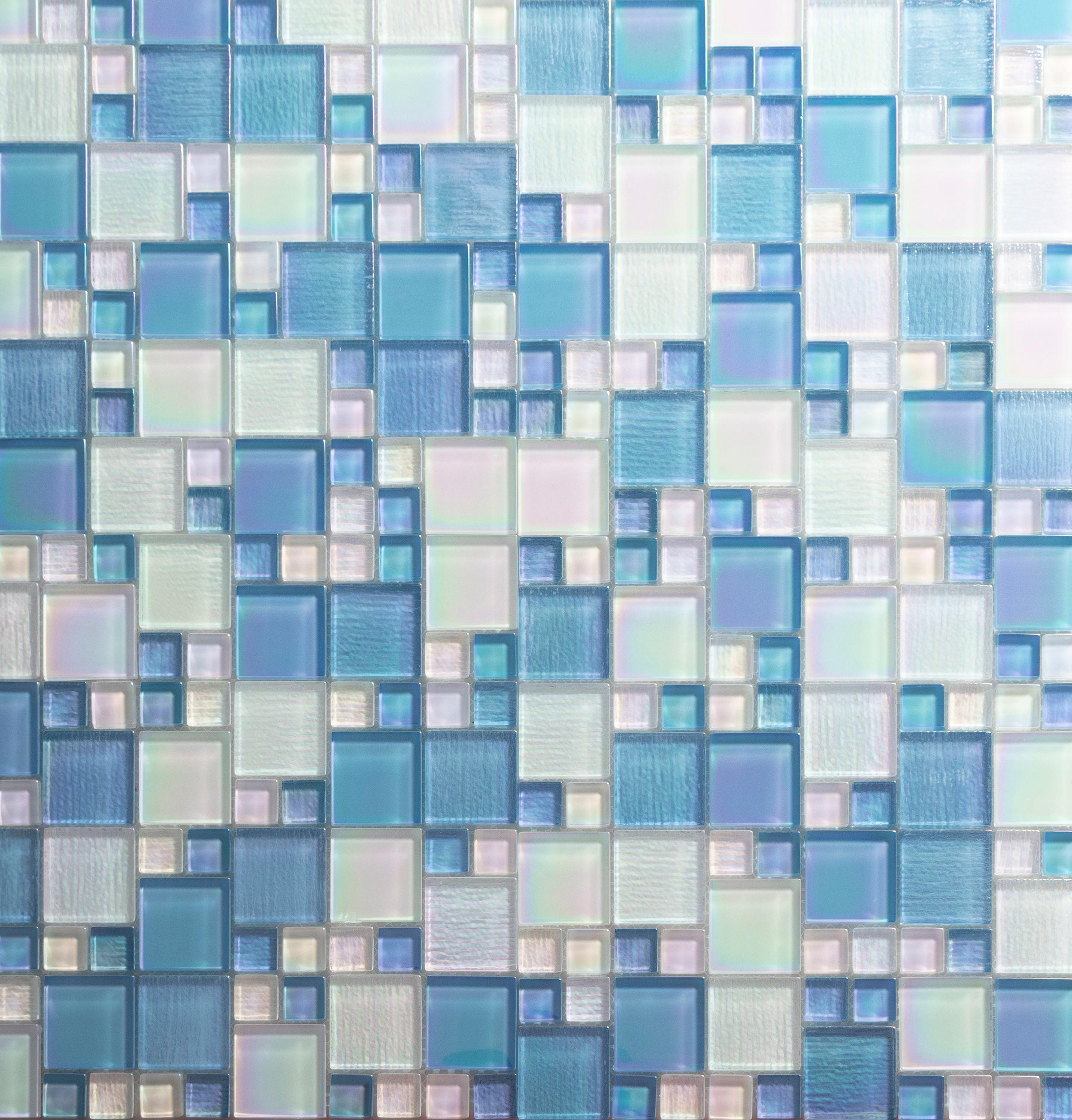 Reflections Artista Glass Versailles Mosaic Sheet Tile