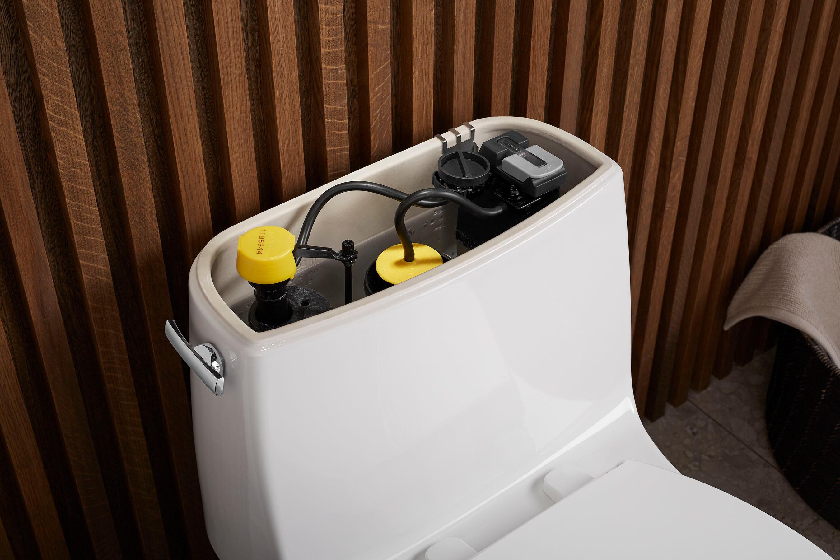 Santa Rosa Comfort Height One-Piece Compact Elongated 1.28 Gpf Toilet With Revolution 360 Swirl Flushing Technology And Continuousclean St