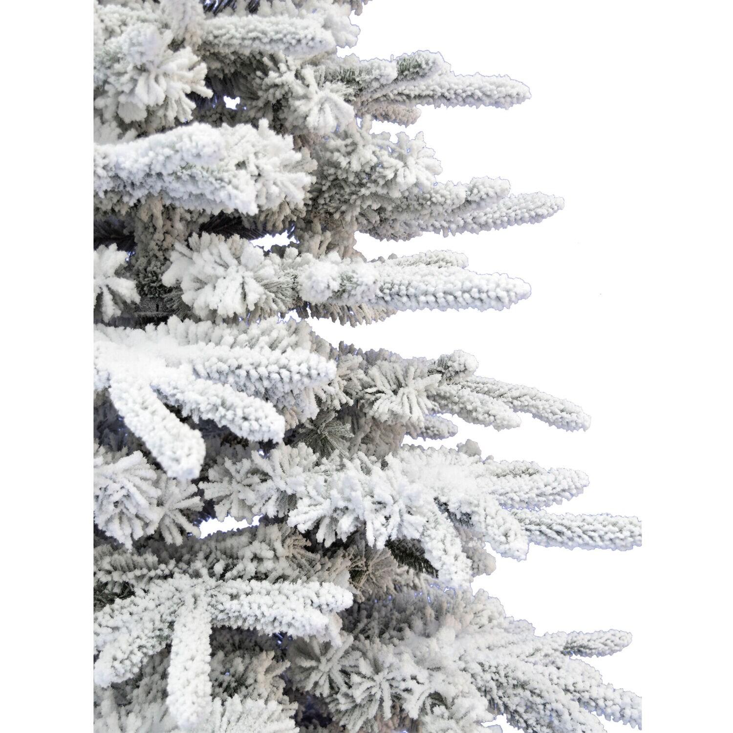 Fraser Hill Farm Fraser Hill Farm Unlit Snow Flocked Pine Valley Flocked Christmas Tree