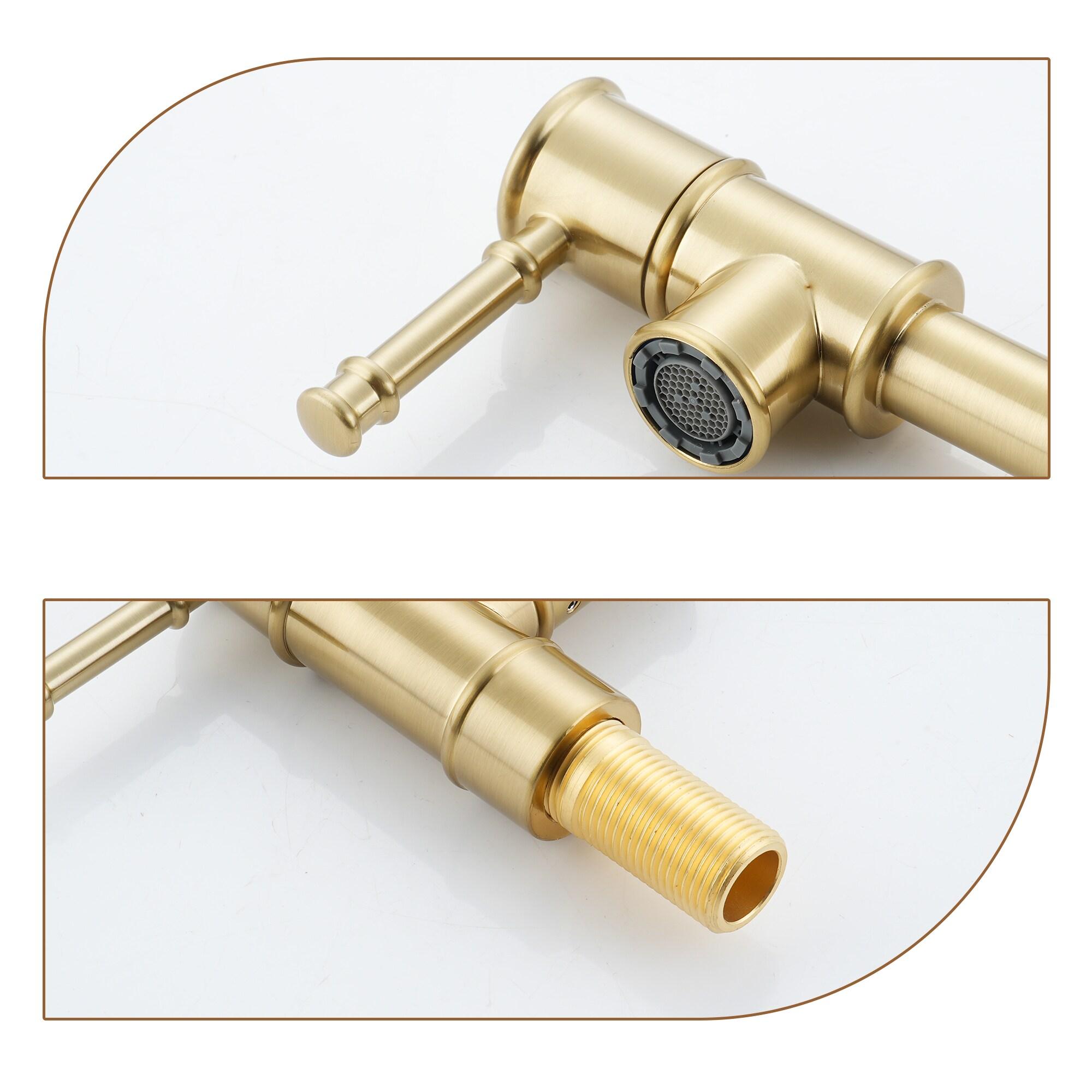 CASAINC CASAINC Single-Handle Spring Pull-Down Kitchen Faucet Single Hole Faucet 1.8 GPM CA-D4183-BN