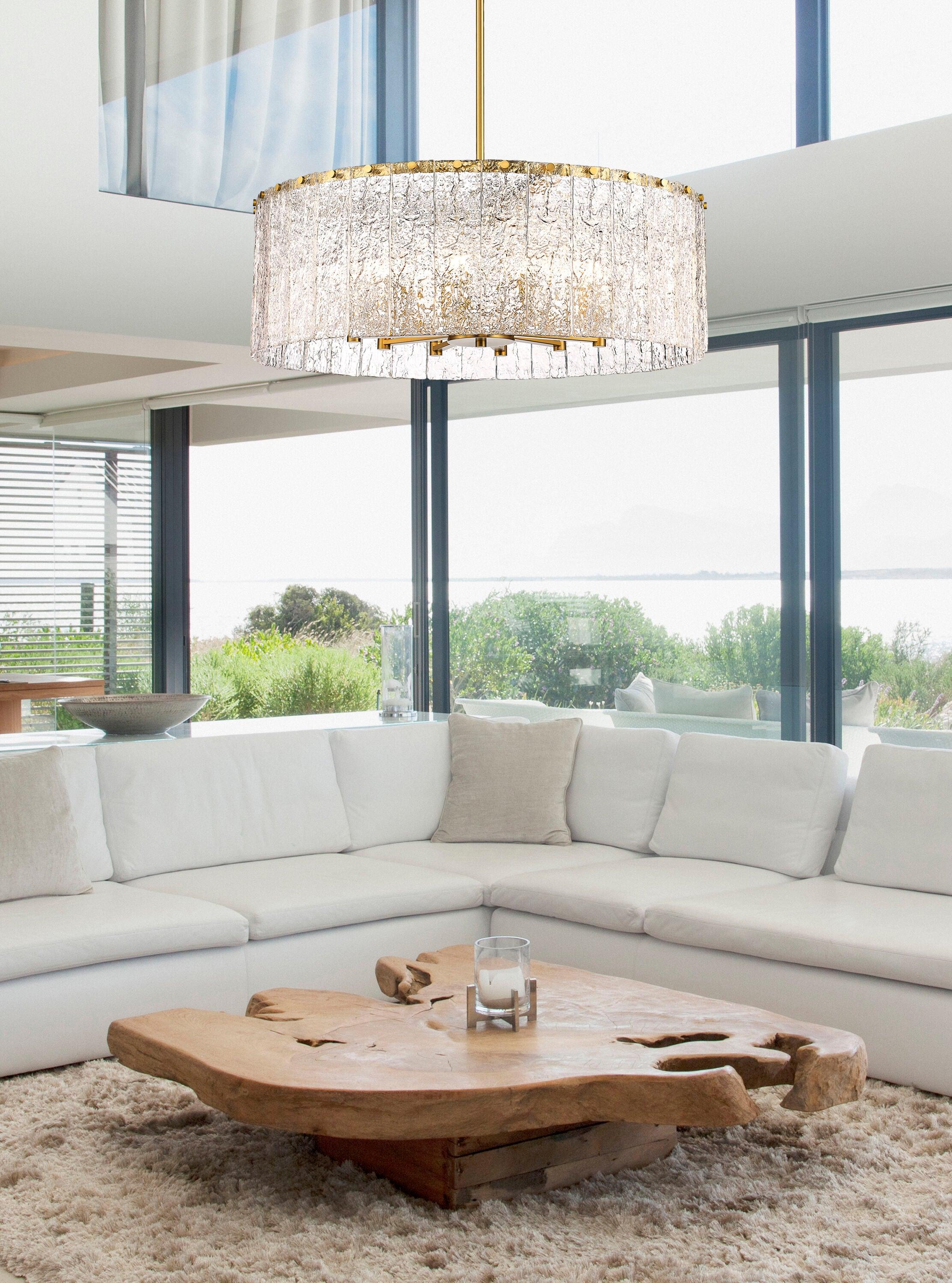 Z-Lite Glacier 12 - Light Chandelier in  Modern Gold