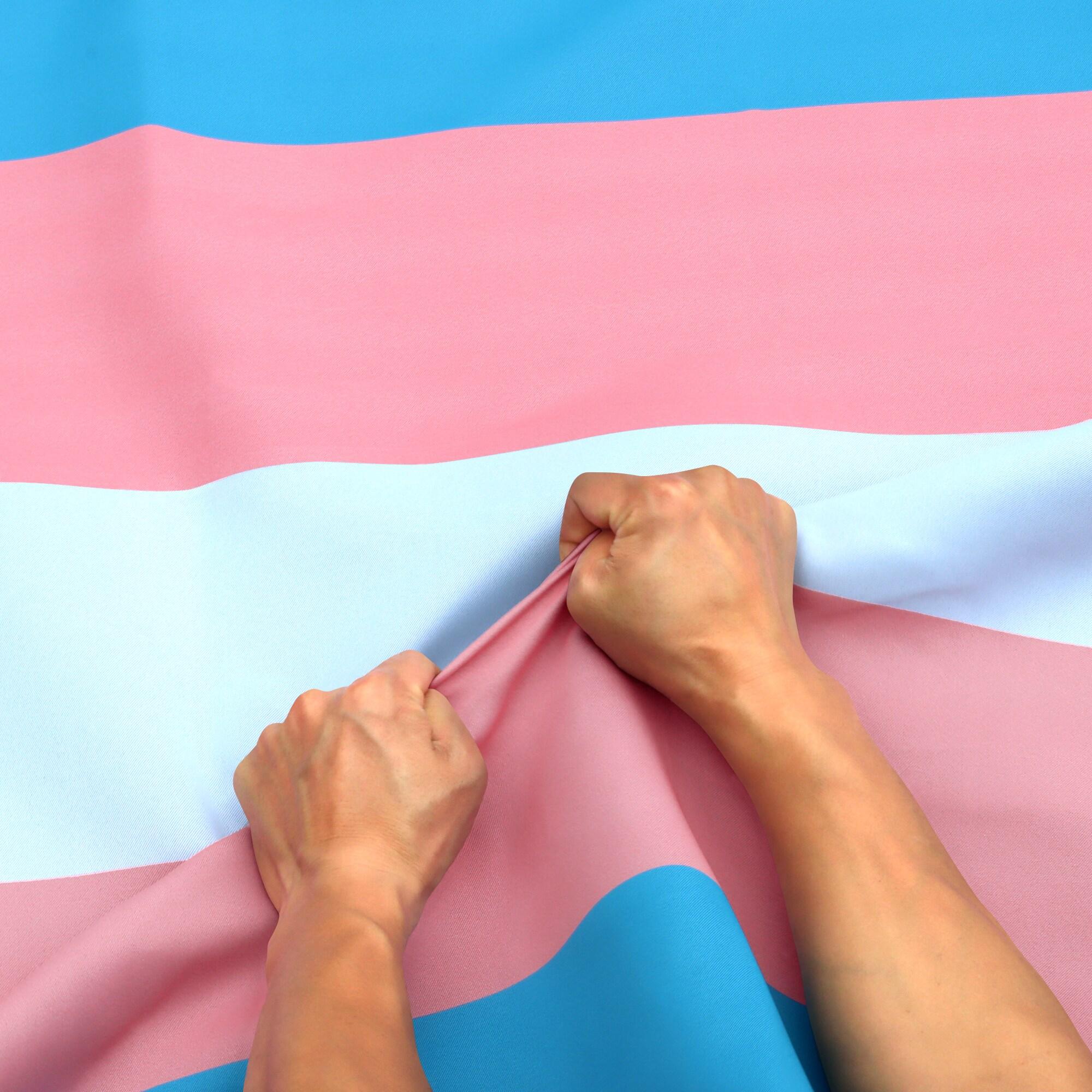 Rip-Proof Double-Sided 3x5 Foot Transgender Pride Flag