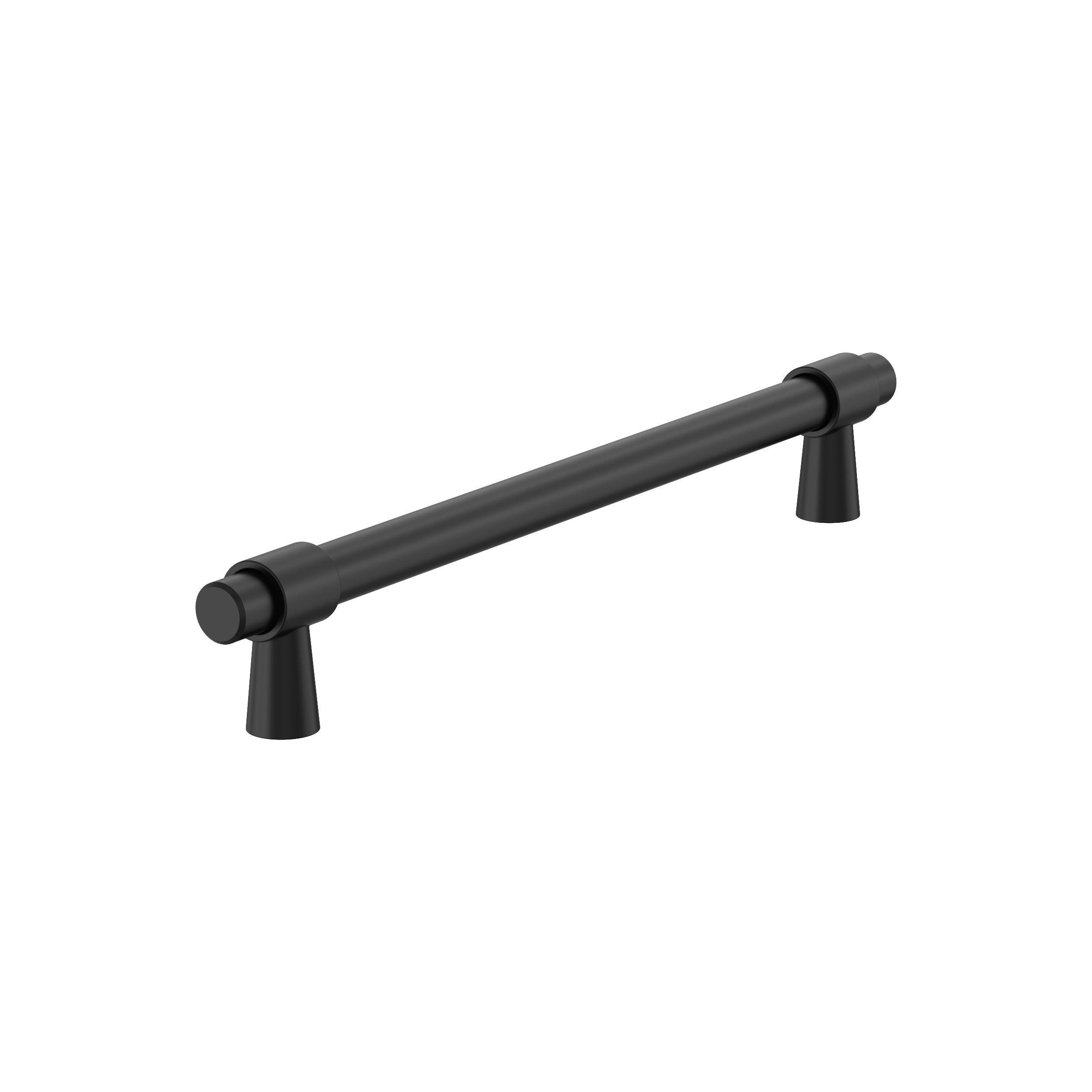 Amerock Destine 12 inch (305mm) Center-to-Center Matte Black Appliance Pull