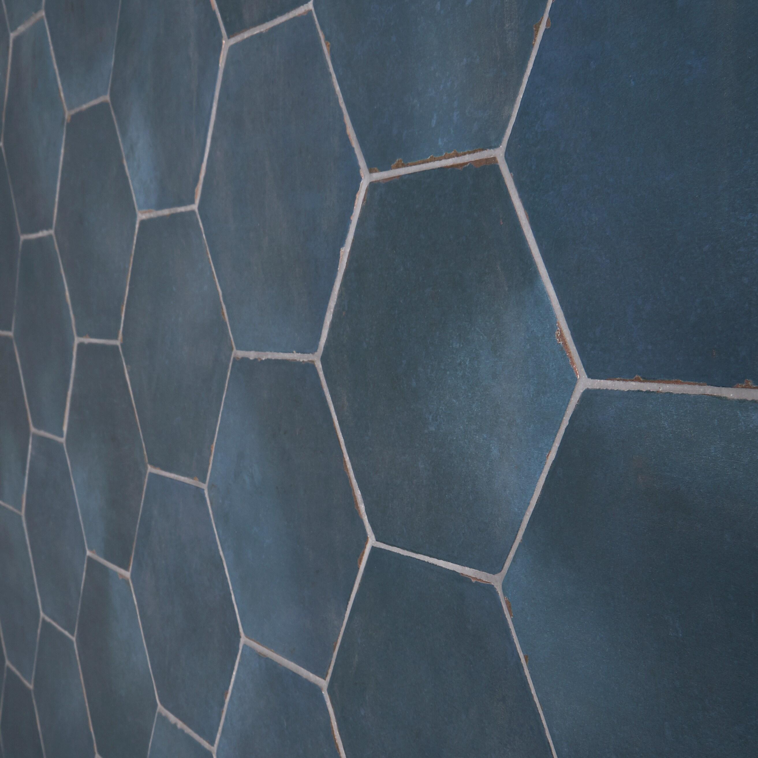 Bond Tile Palo Alto Hex 6" Hexagon Handmade Look Porcelain Floor and Wall Tile (5.38 Sq. Ft. / Case)