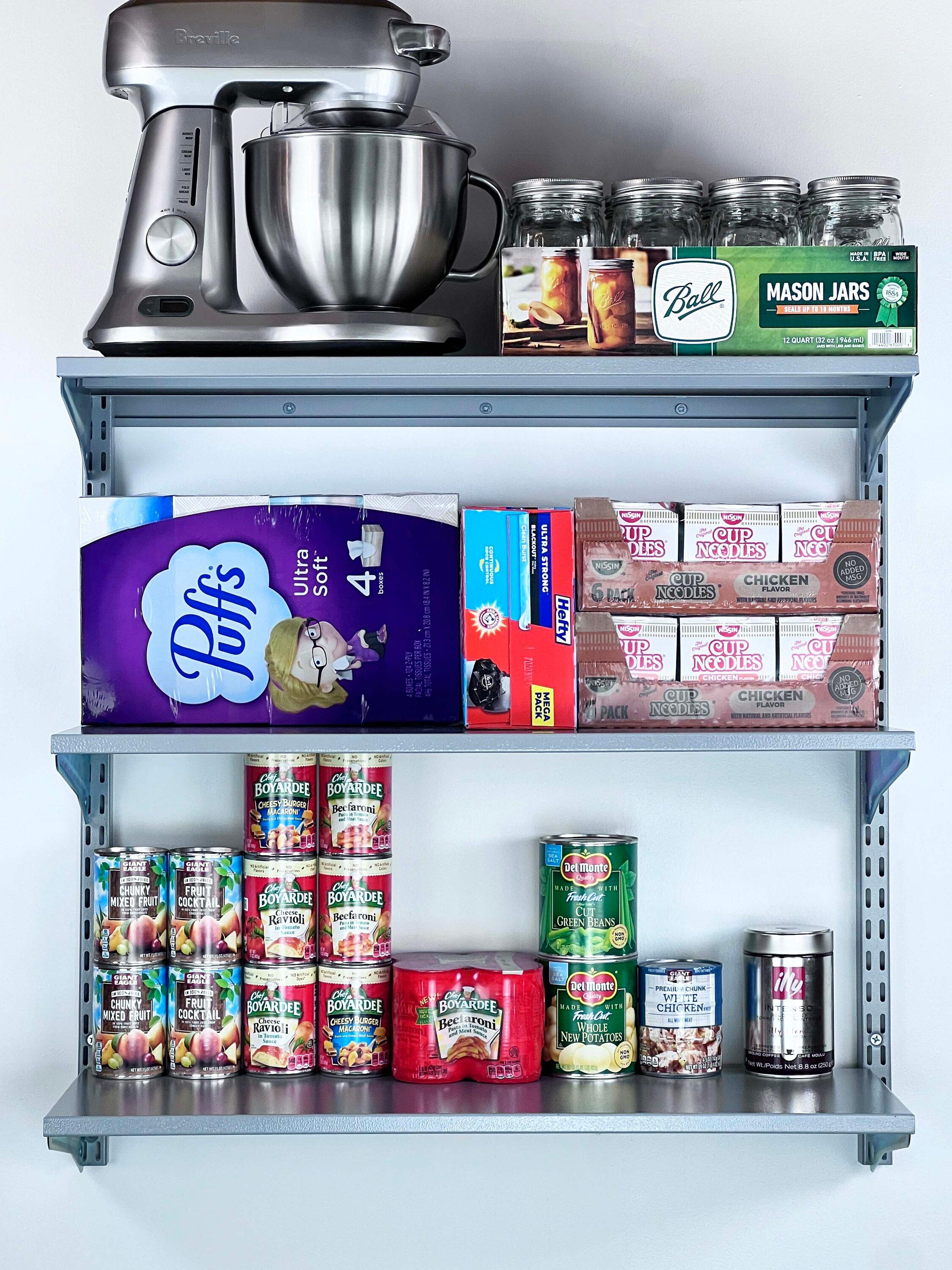 33'' W Steel Height -Adjustable Storage Rack