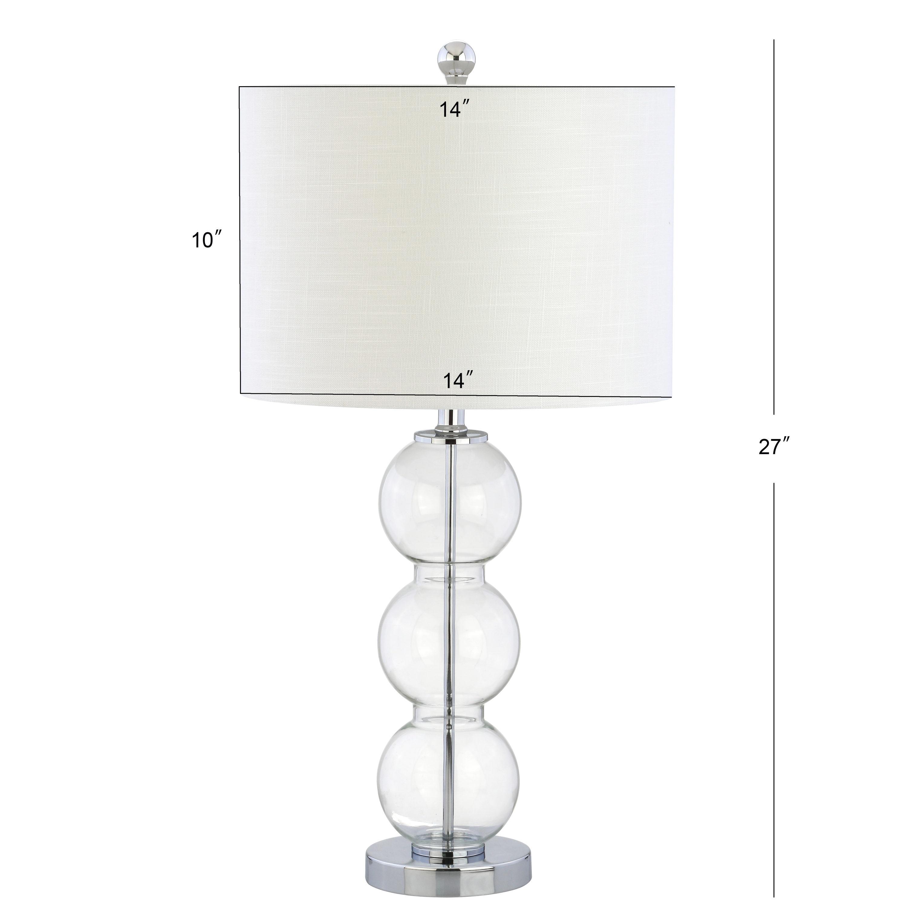 Jonathan Y Lighting Jyl1070 Bella 1 Light 27" Tall Led Buffet Table Lamp Set Of (2) -