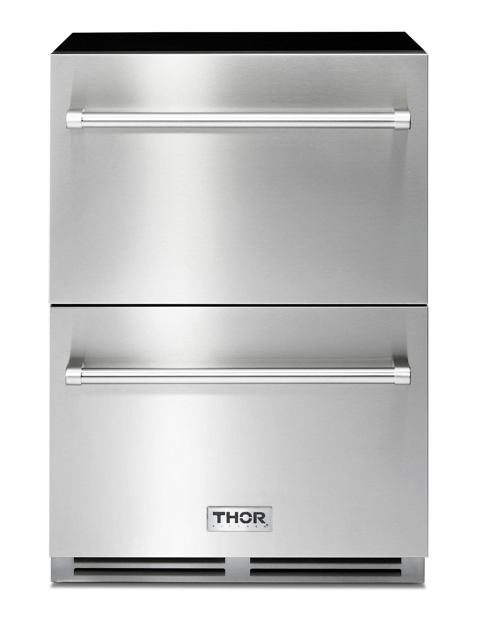 THOR Kitchen Indoor/Outdoor Double Drawer Refrigerator - TRF24U