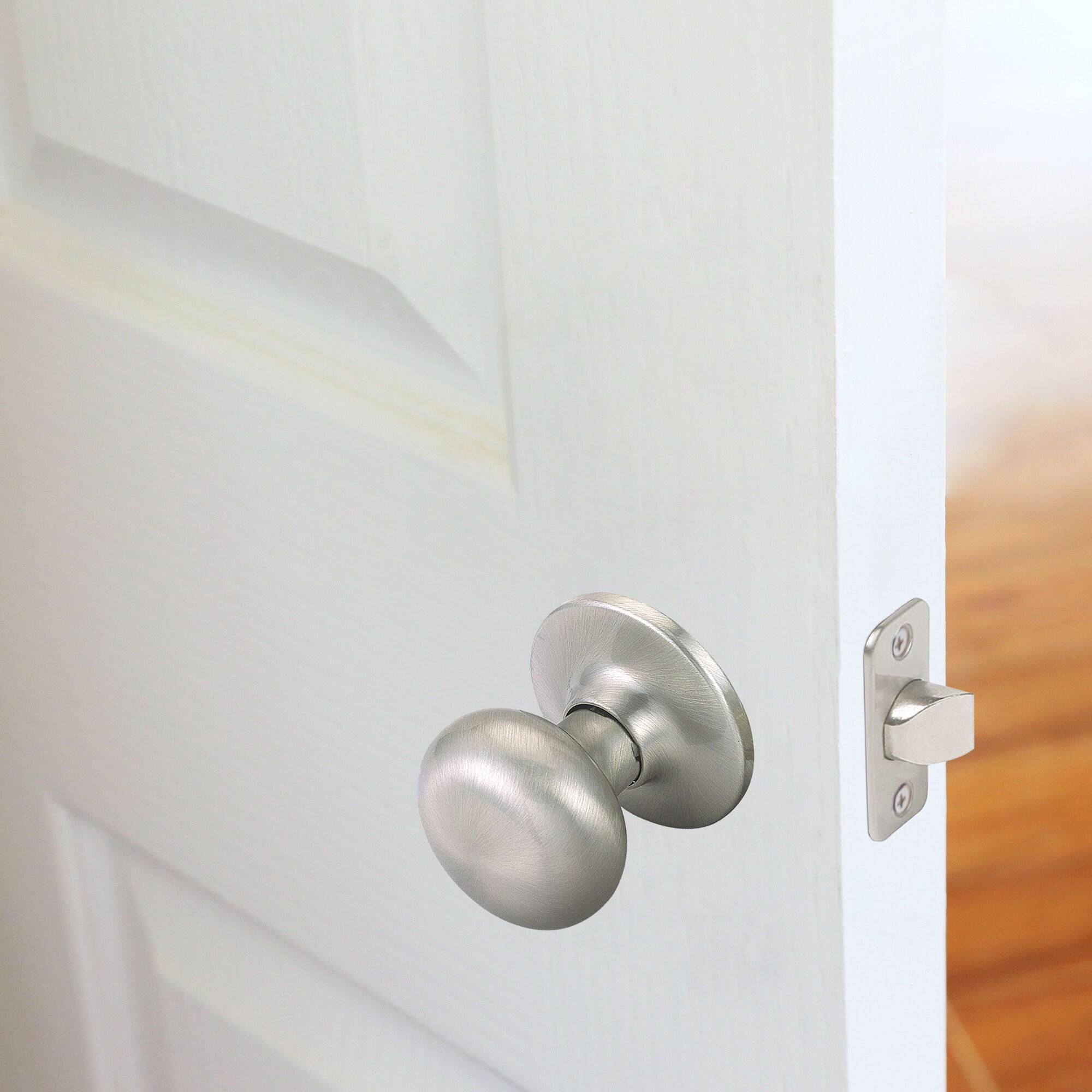 Design House 753301 Cambridge 2-Way Adjustable Passage Door Knob, Satin Nickel