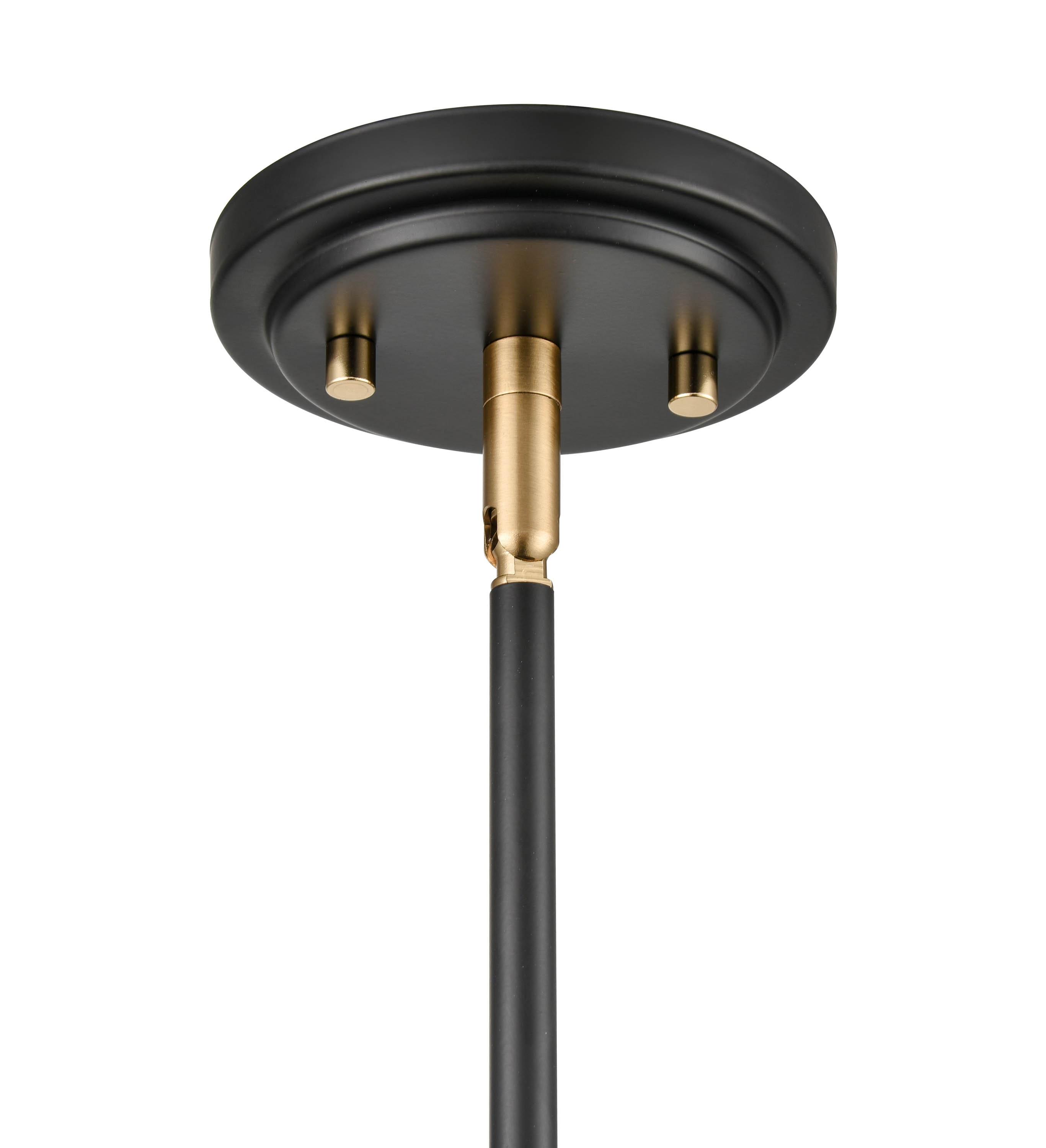 Millennium Lighting Mellrosa 1 - Light Pendant in  Matte Black/Modern Gold