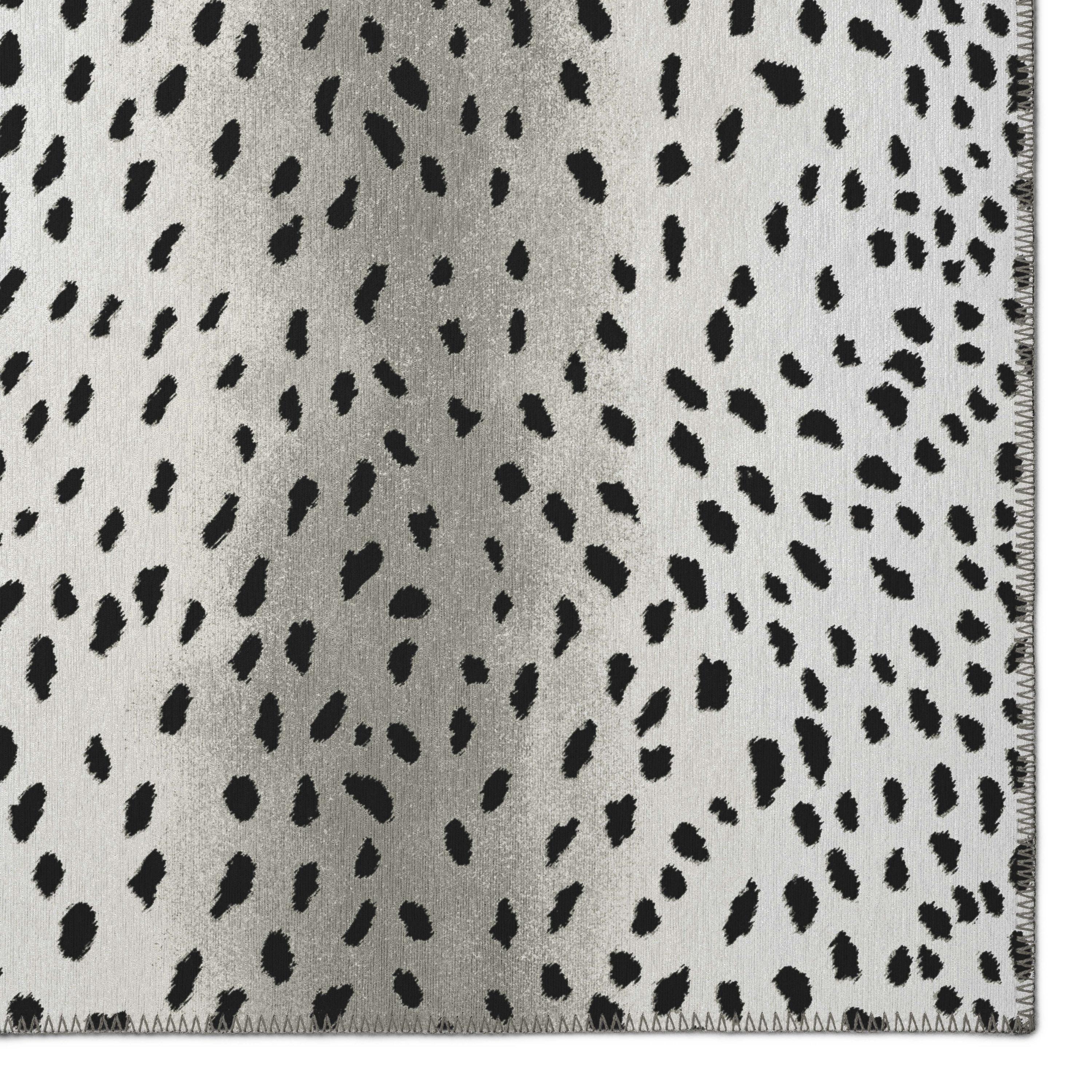 Addison Rugs Indoor/ Outdoor Addison Safari Gazelle Animal Print Washable Area Rug 9' x 12' - Pearl