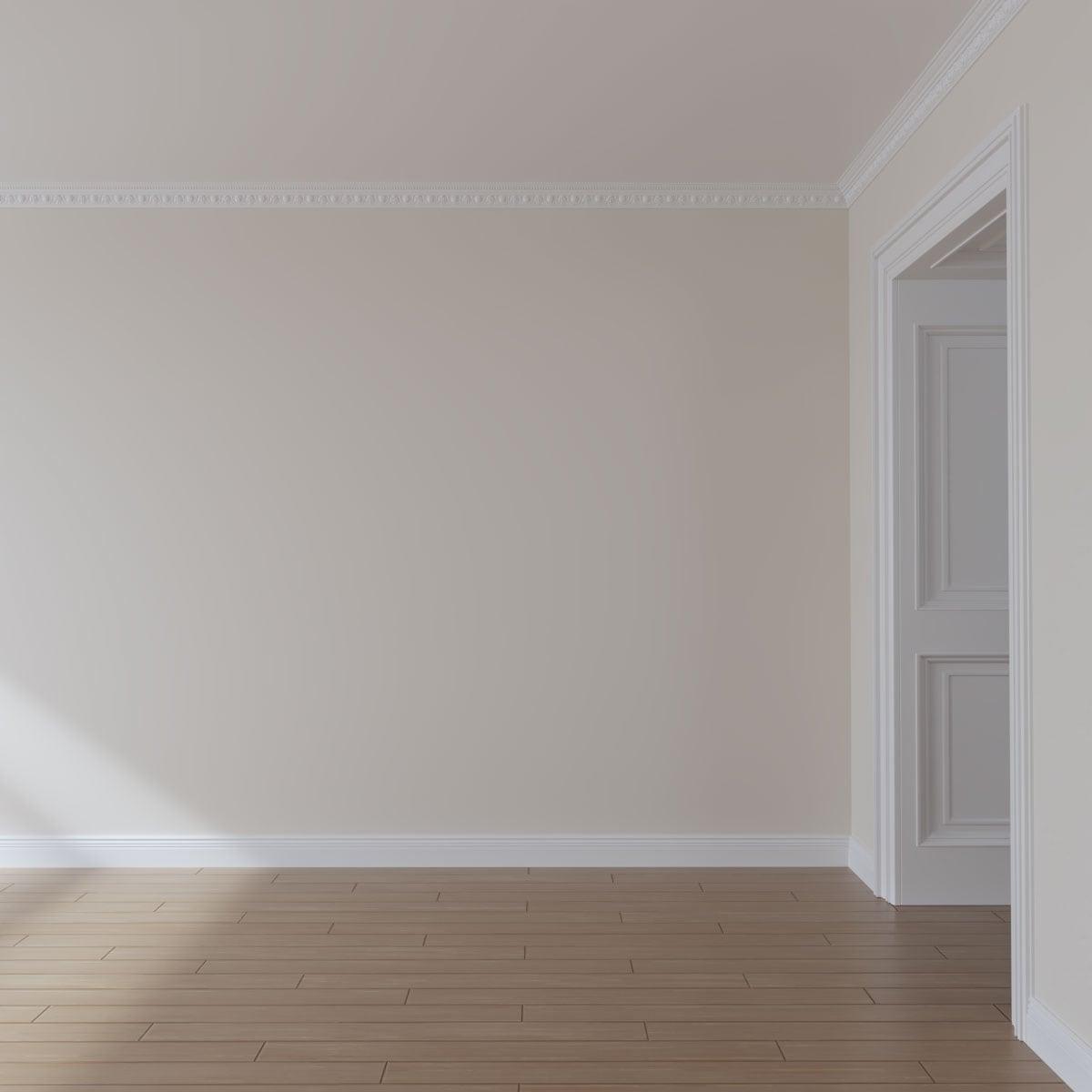 Ekena Millwork Traditional Egg & Dart with Beads Crown Moulding