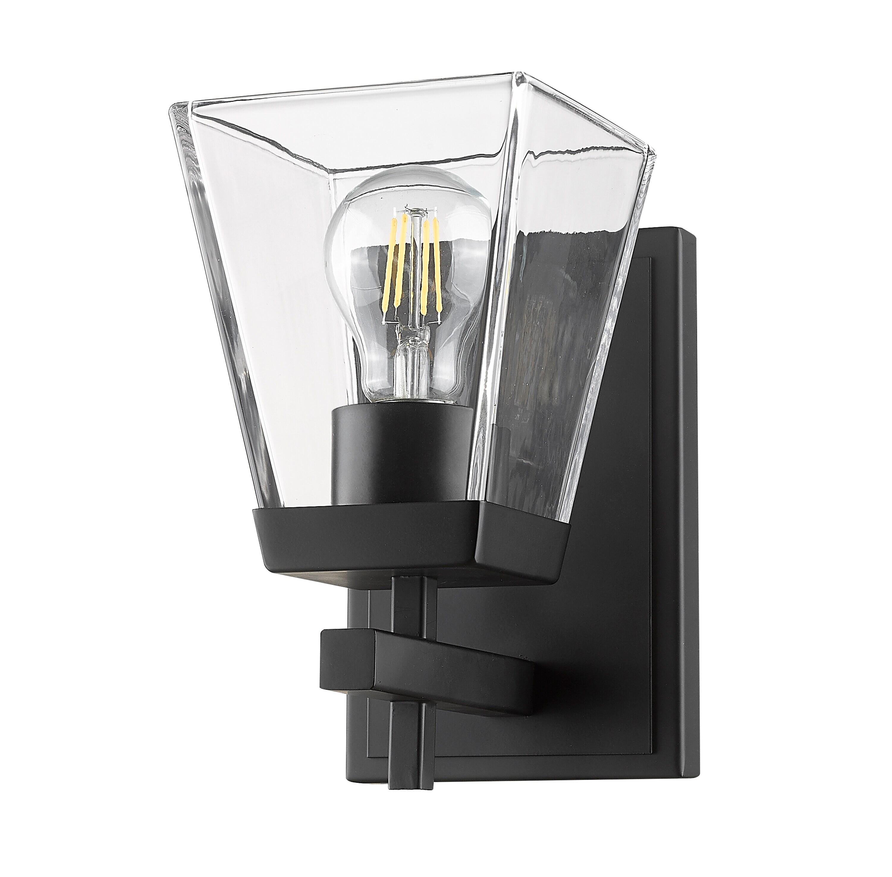 Z-Lite Lauren 1 - Light Wall Light in  Matte Black