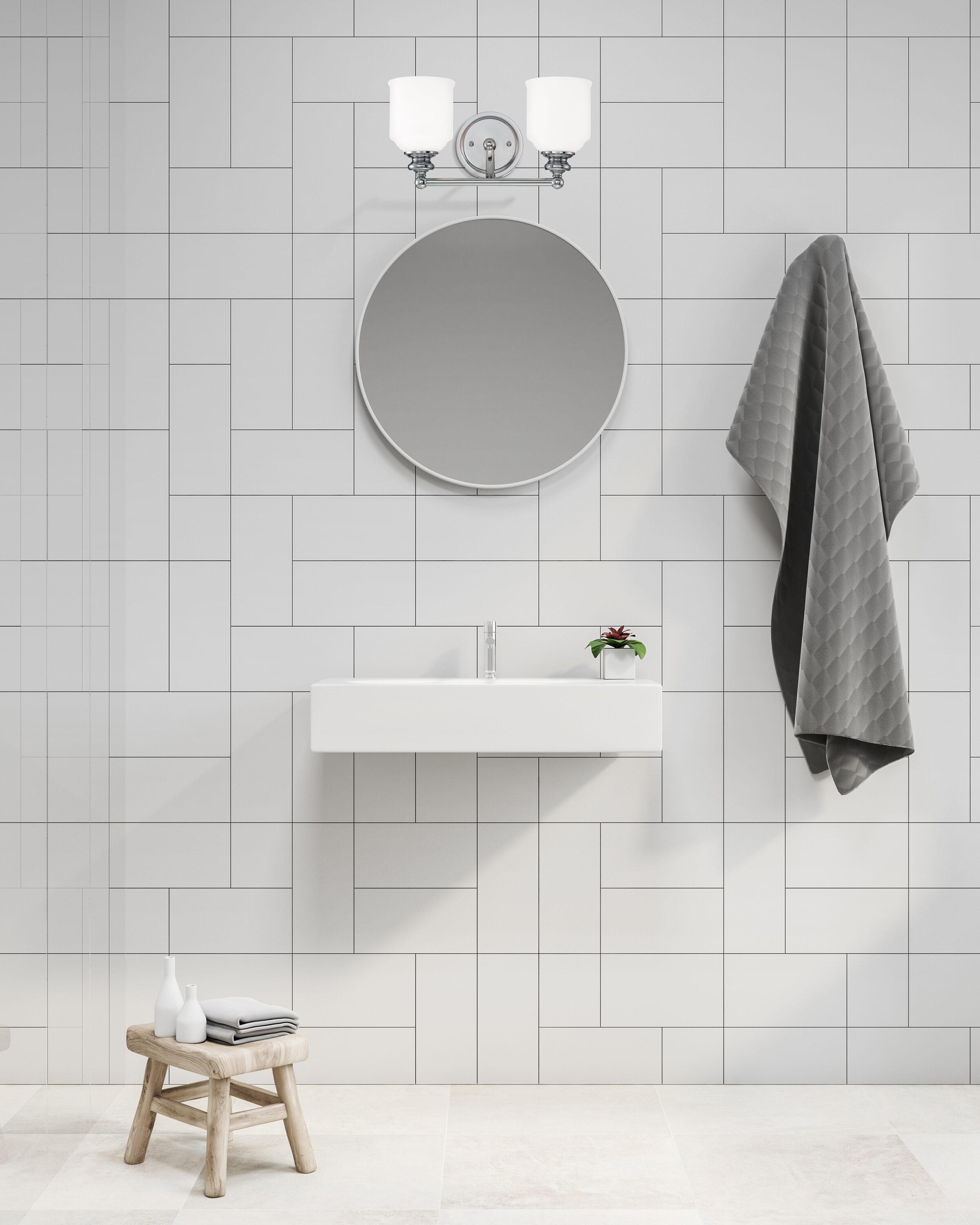 Savoy House Melrose 2 - Light Vanity in  Polished Chrome