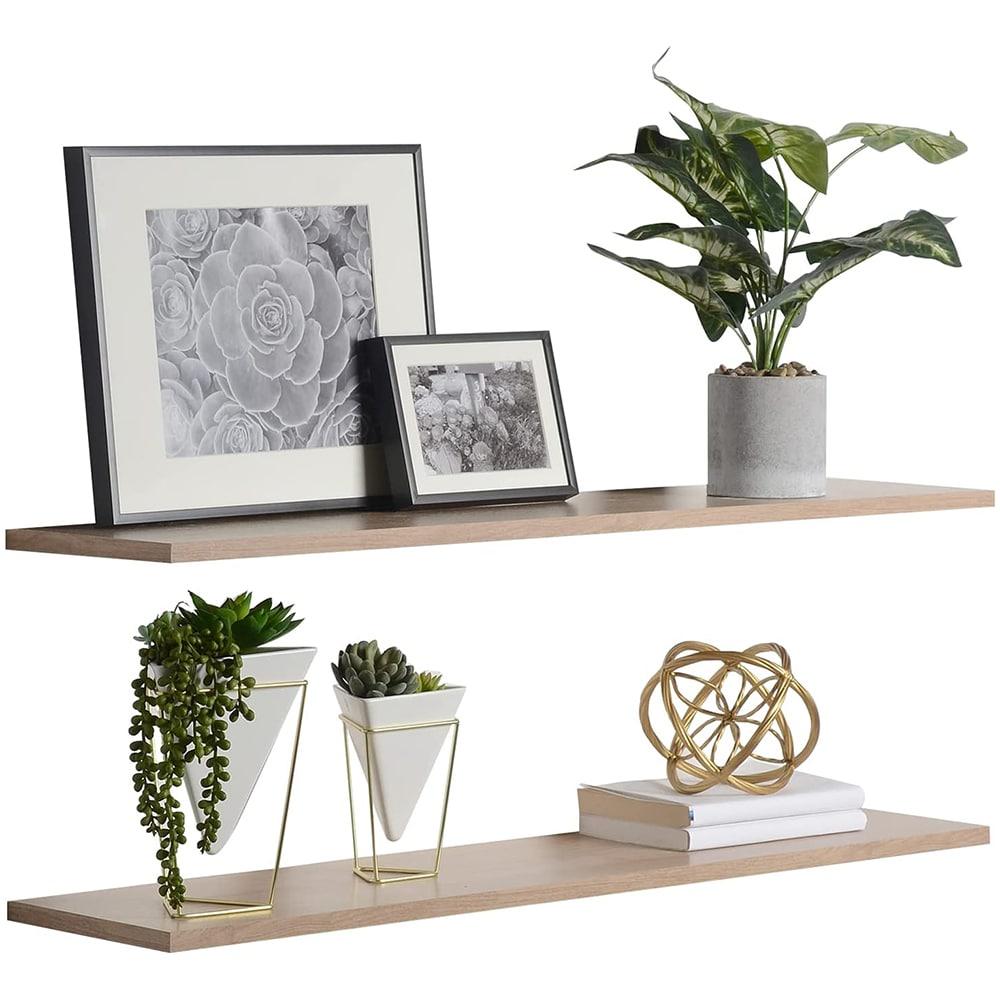 Delta Design 2 Piece Wall Shelf Set (Set of 2)