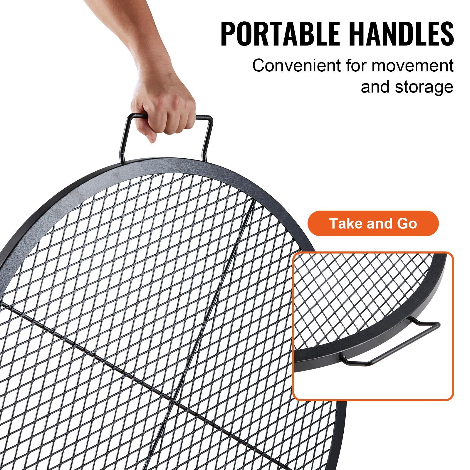 VEVOR Round Alloy Steel Fire Pit Tool