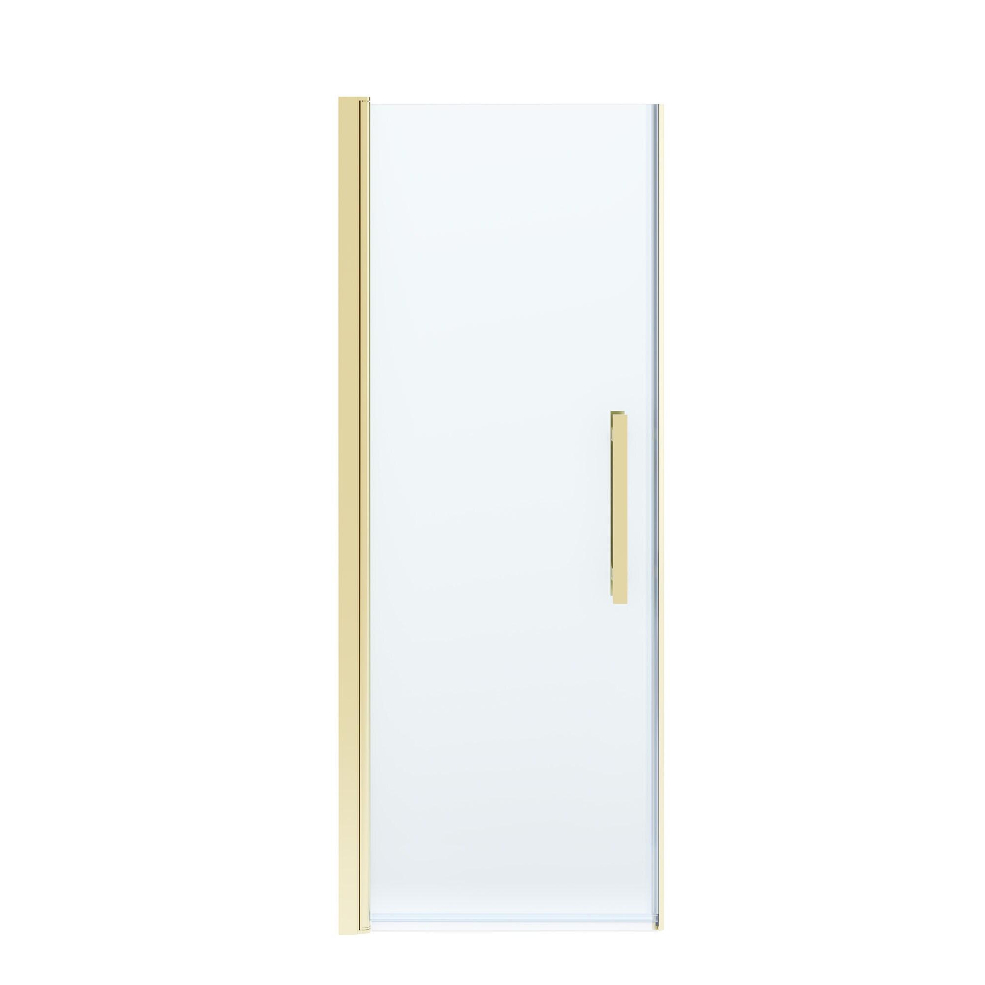 OVE Decors Pasadena 28 To 29 3/8 In. W X 72 In. H Alcove Frameless Pivot Shower Door , 2025