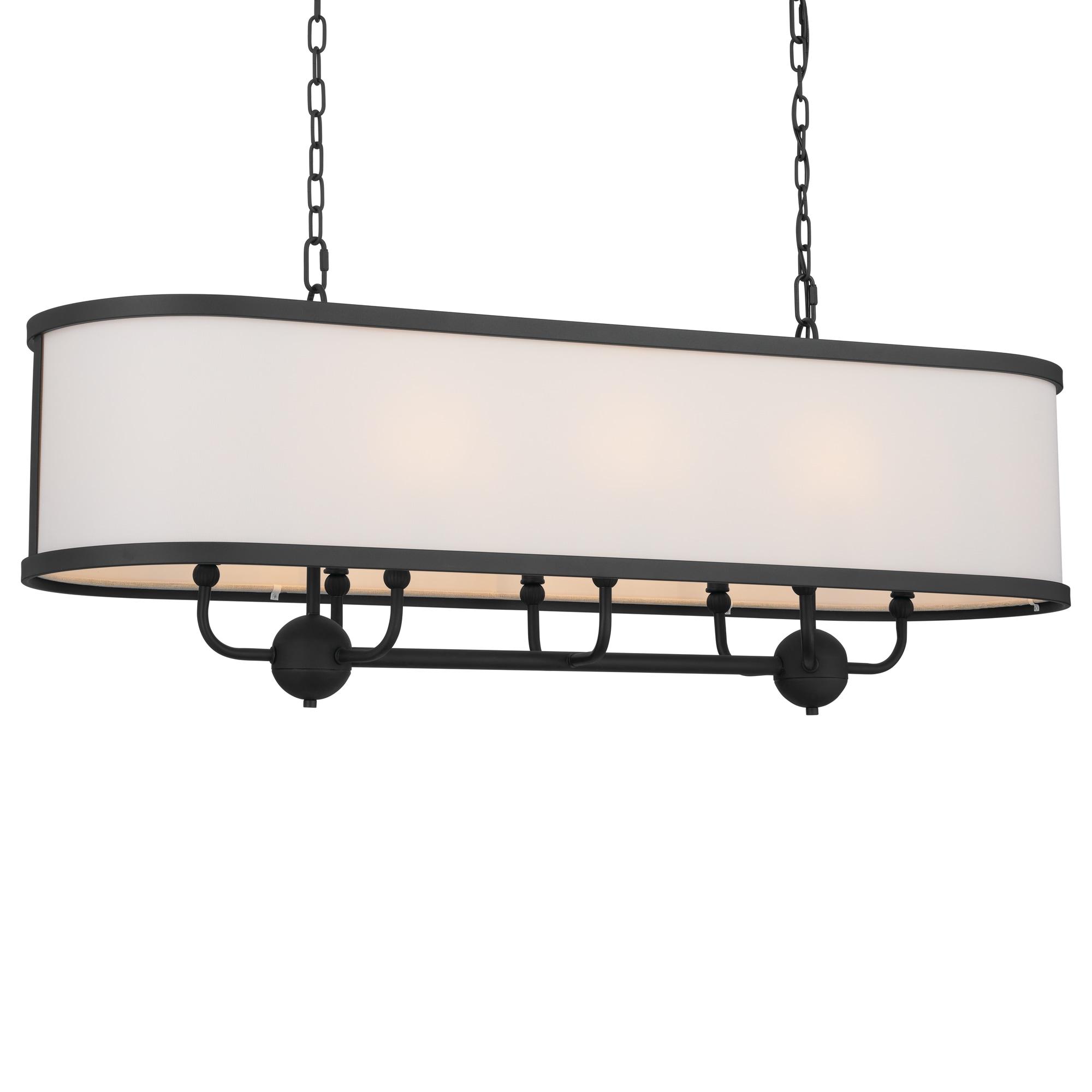 Kichler Lighting Heddle 8 - Light Chandelier in  Textured Black