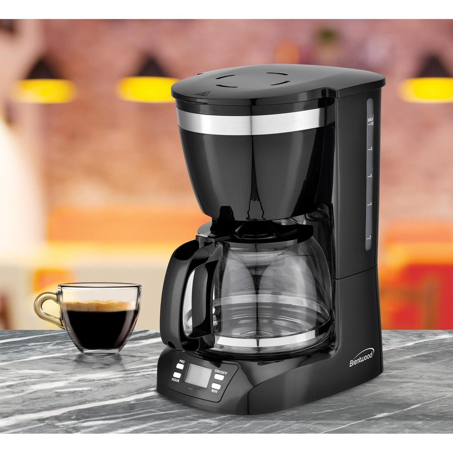 Brentwood 10-Cup Digital Coffee Maker (Black)