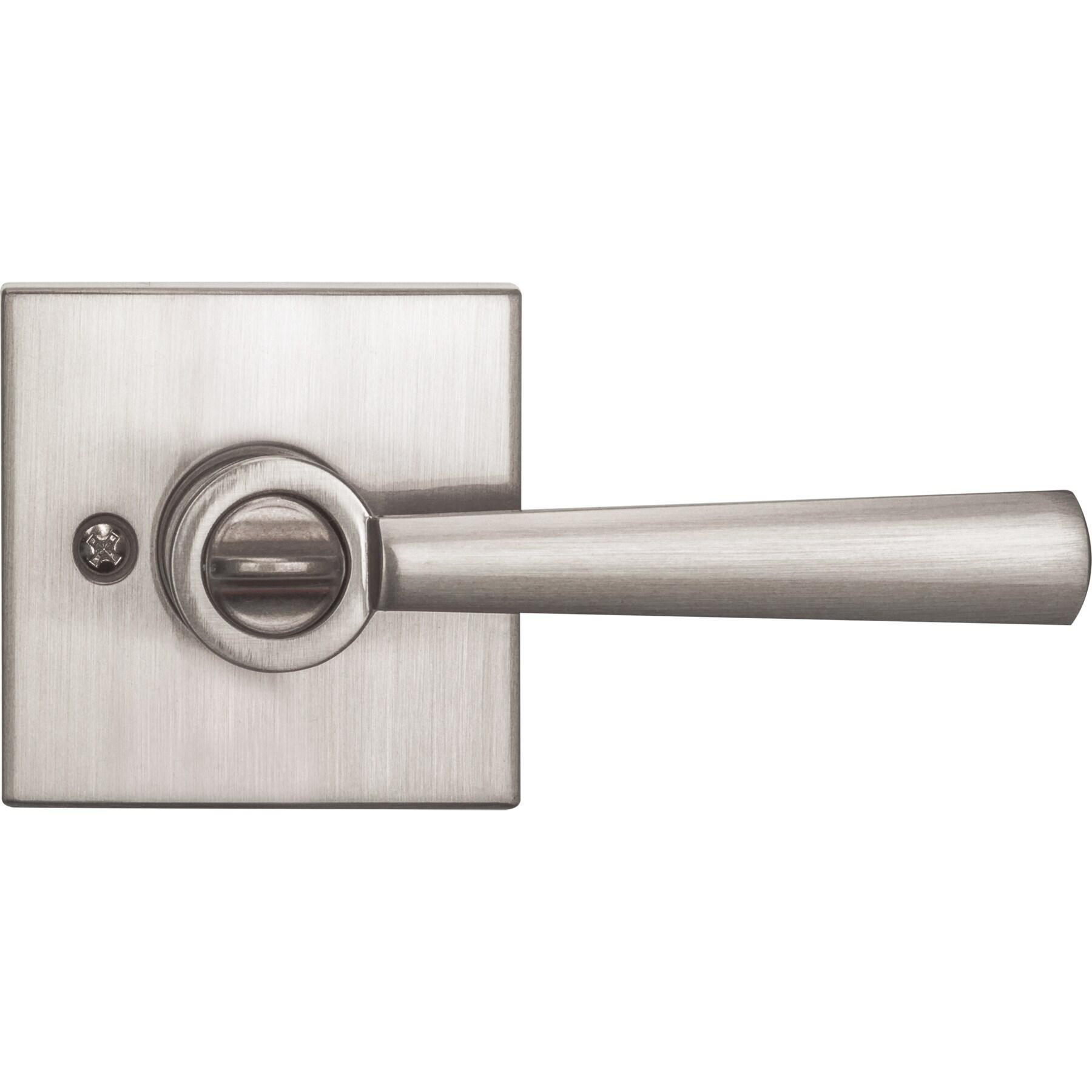 Baldwin Spyglass Bed/Bath Lever in SN