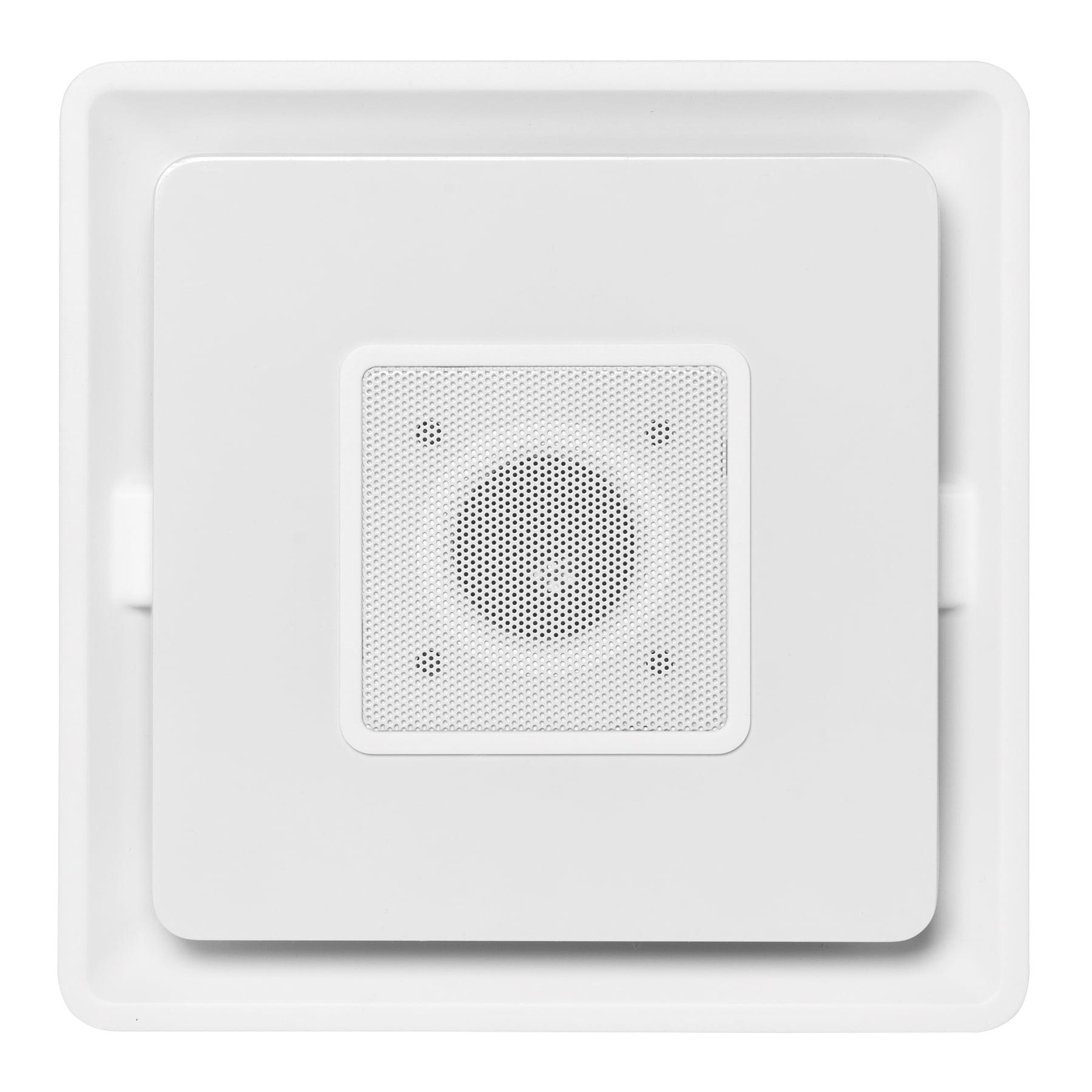 Home NetWerks 80 CFM 1.5 Sones Bathroom Exhaust Fan with Bluetooth Speaker and Light