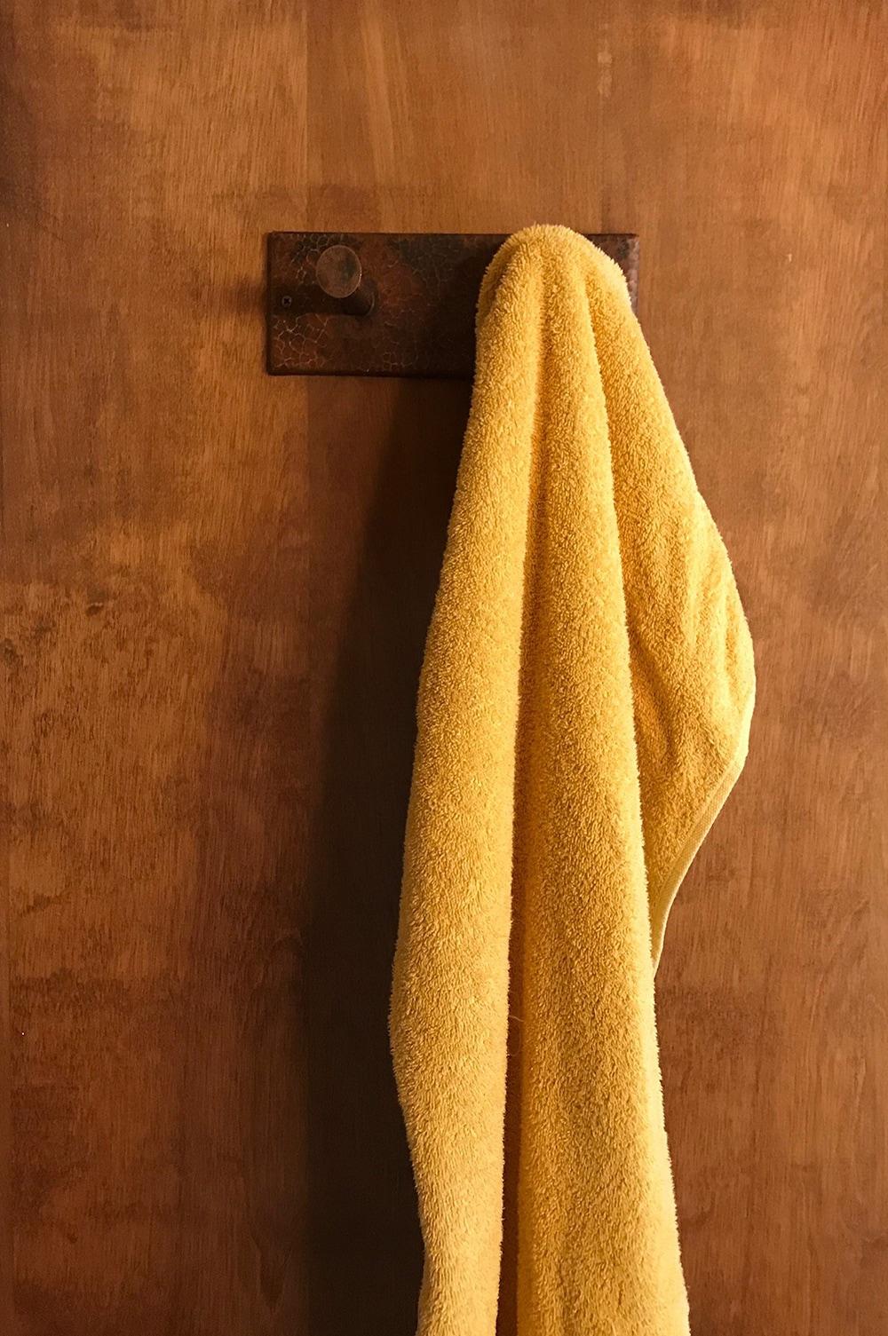 Hammered Copper Double Robe/Towel Hook