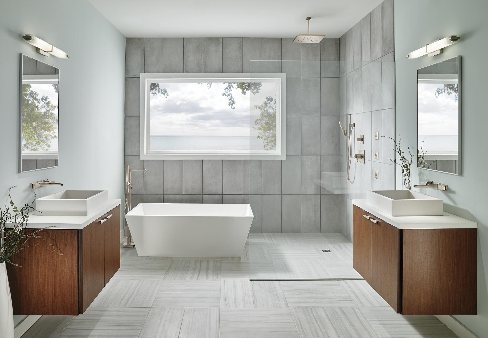 Delta Ara Wall Mounted Bathroom Faucet T3568LF-SSWL