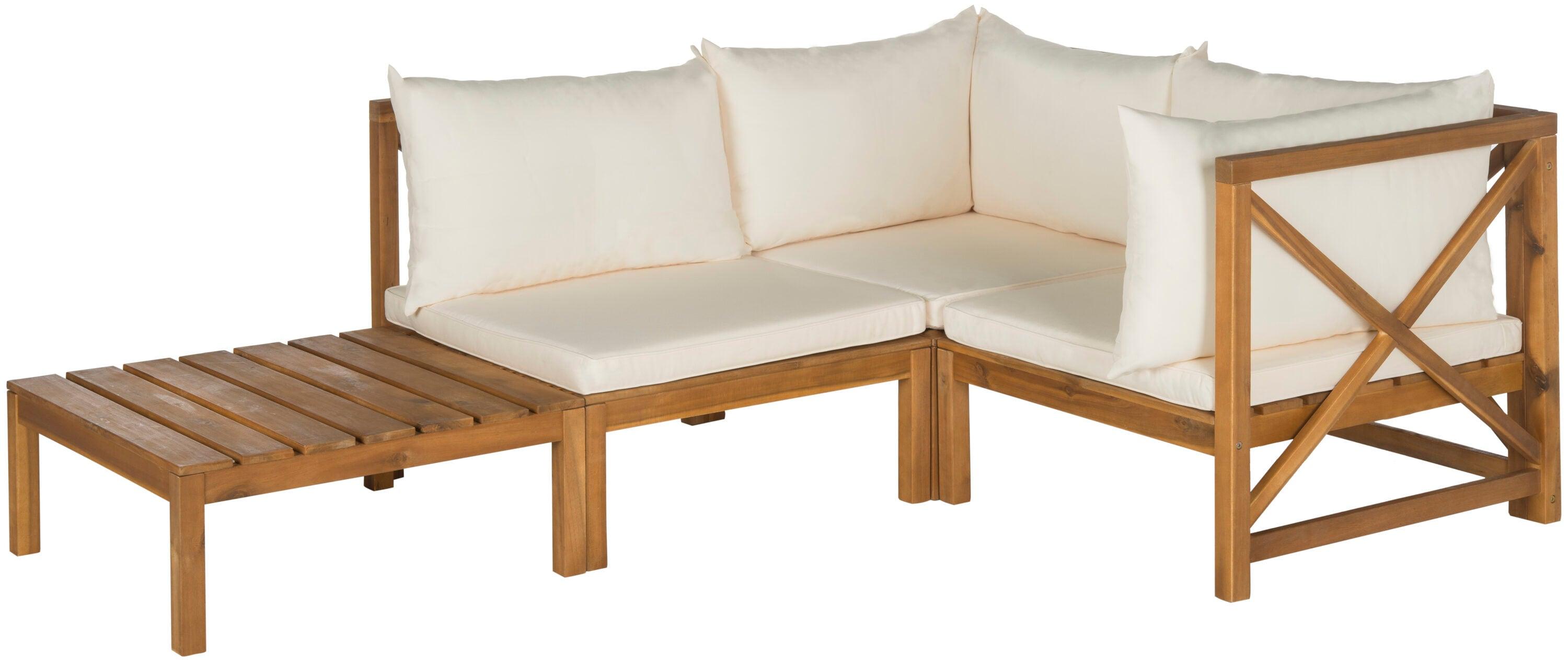 Lynwood Sectional - Indoor/Outdoor - PAT6713 - Natural/Beige - Safavieh