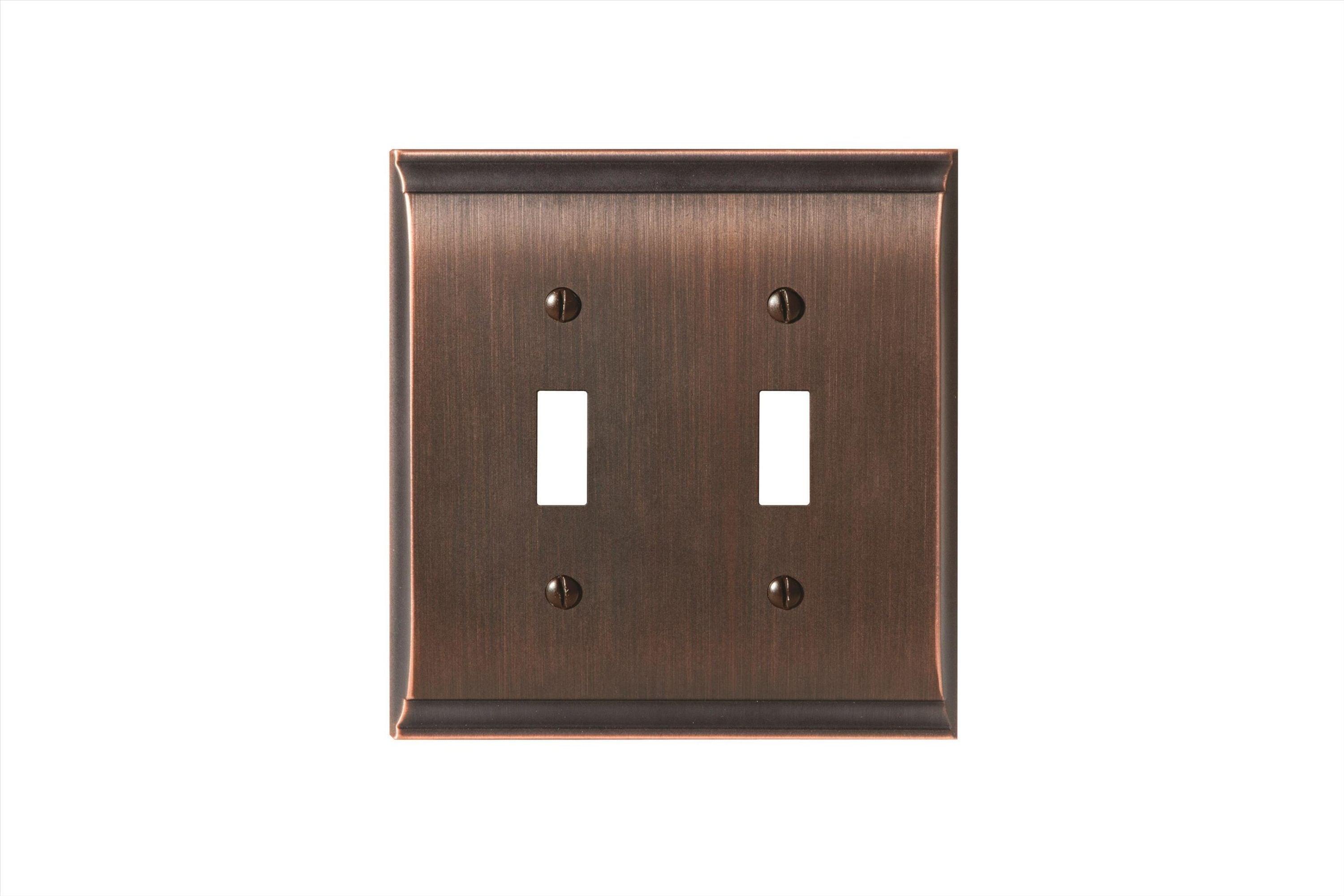 Candler 2-Gang Toggle Light Switch Wall Plate