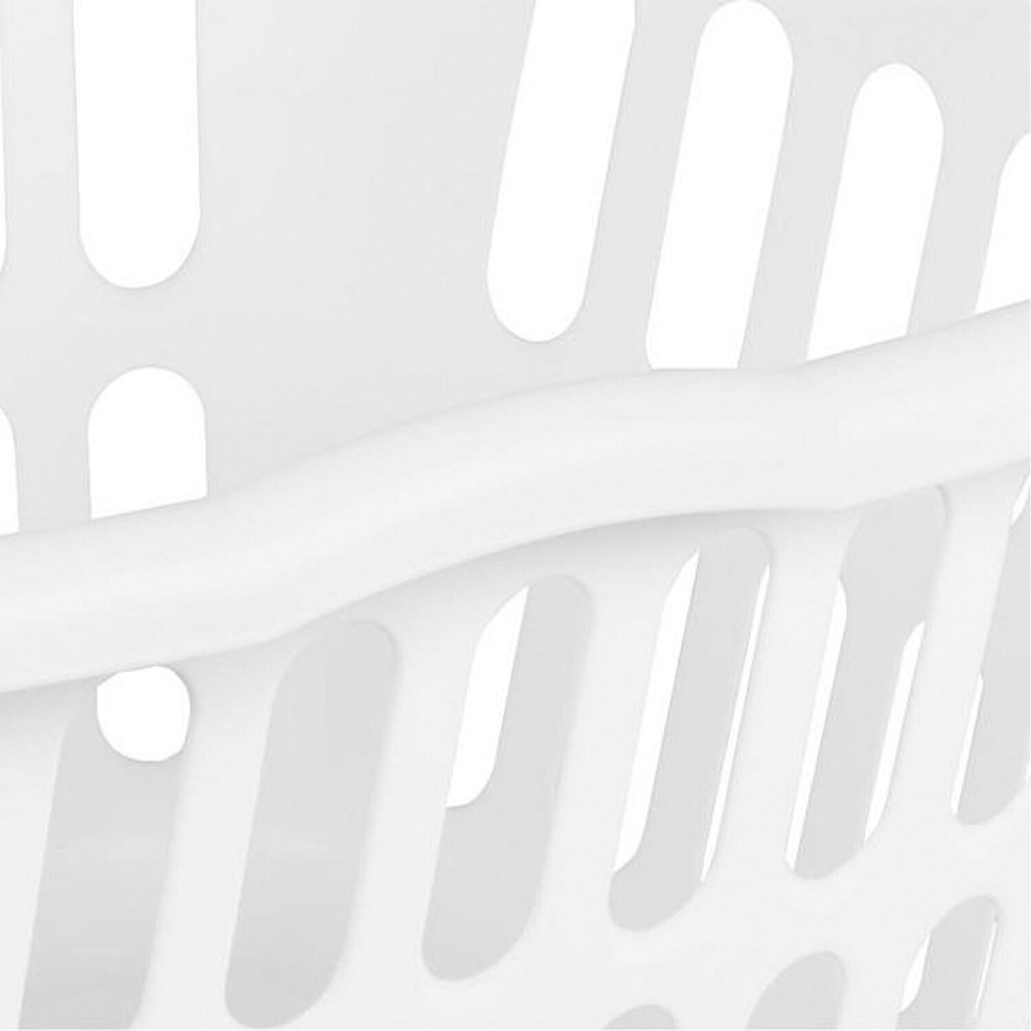 Sterilite Sterilite 1.5 Bu Rectangular Laundry Basket, Classic Design to Carry Clothes to Laundry Room (Set of 12)