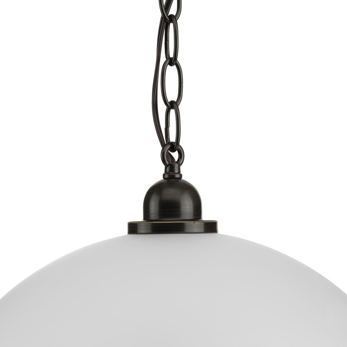 Progress Lighting, Classic Dome Pendant, 1-Light, Ceiling Light, Brushed Nickel, Etched Glass Shade