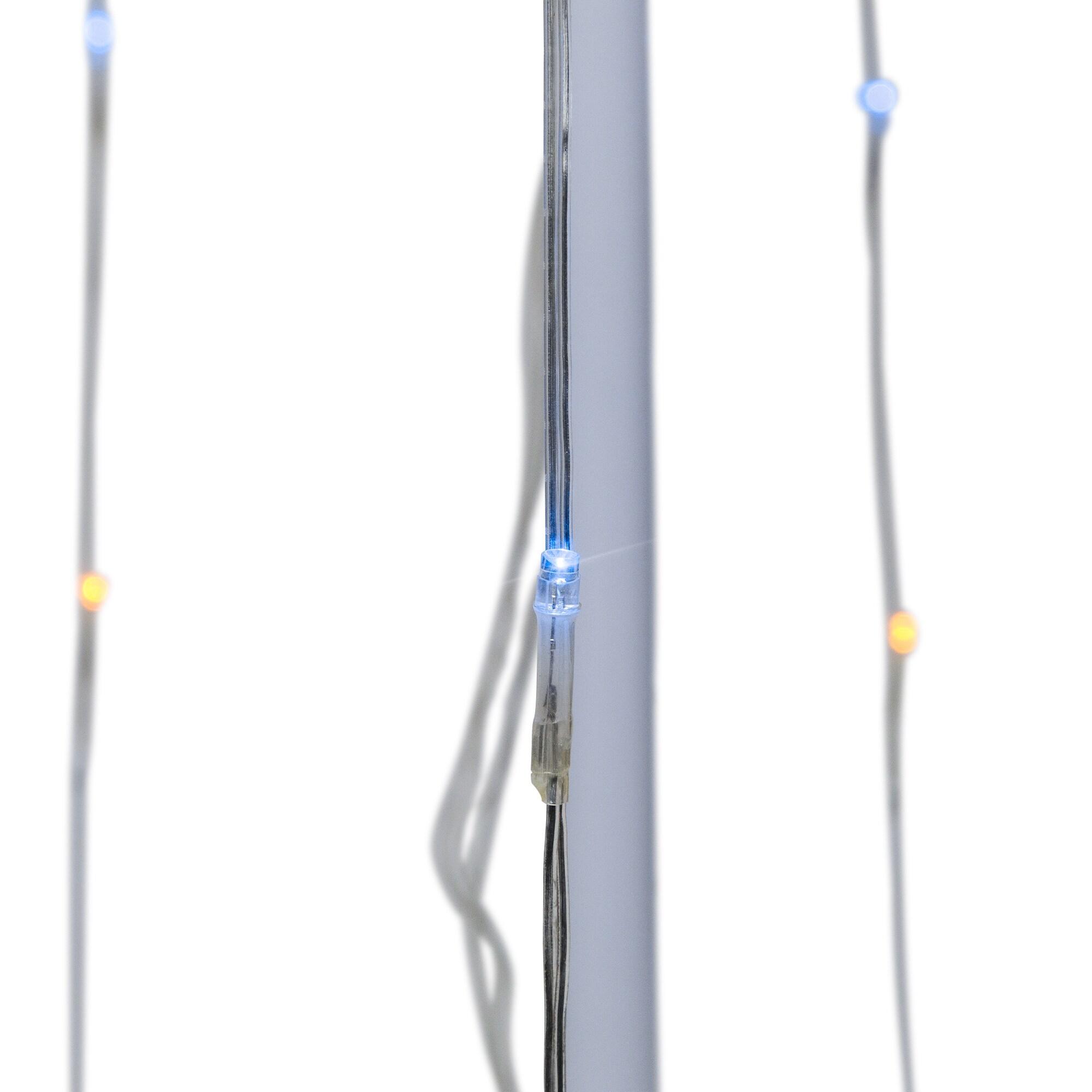 6' Multi-Color LED Lighted Show Cone Christmas Tree Outdoor Decoration