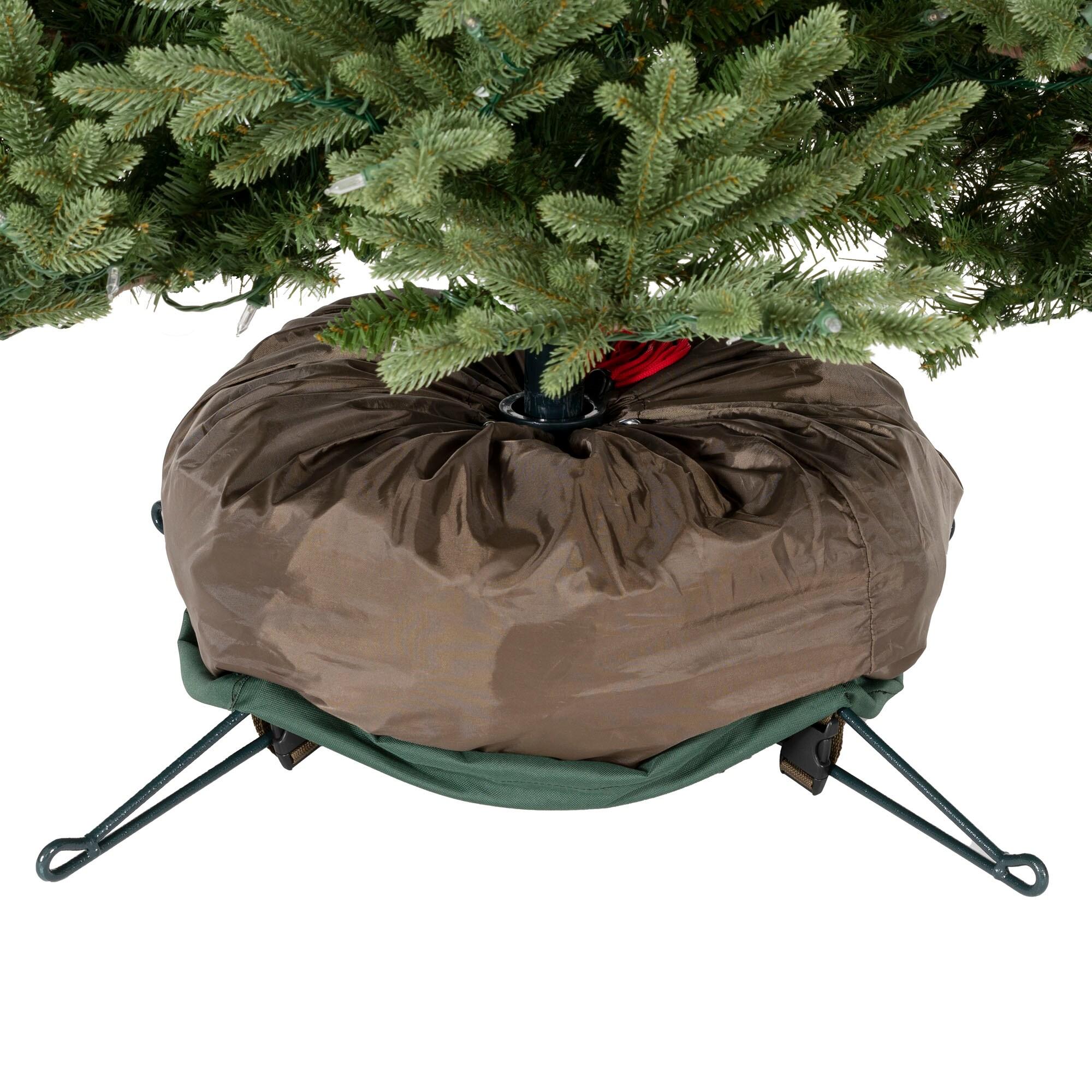 Green Upright Christmas Tree Storage Bag with Reinforced Handles