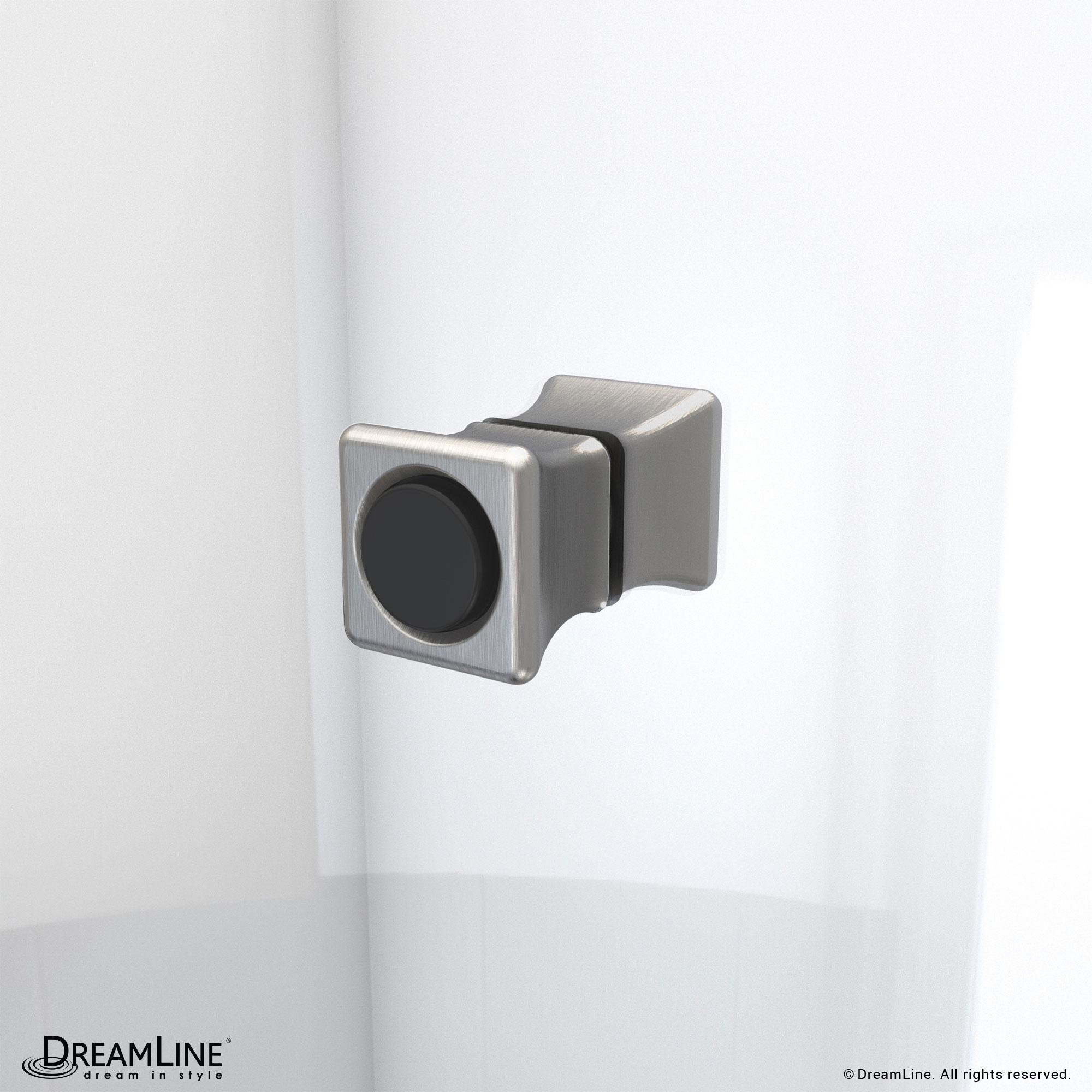 Aqua-Q Fold 36 W X 36 D X 76.75 H Frameless Square Shower Kit
