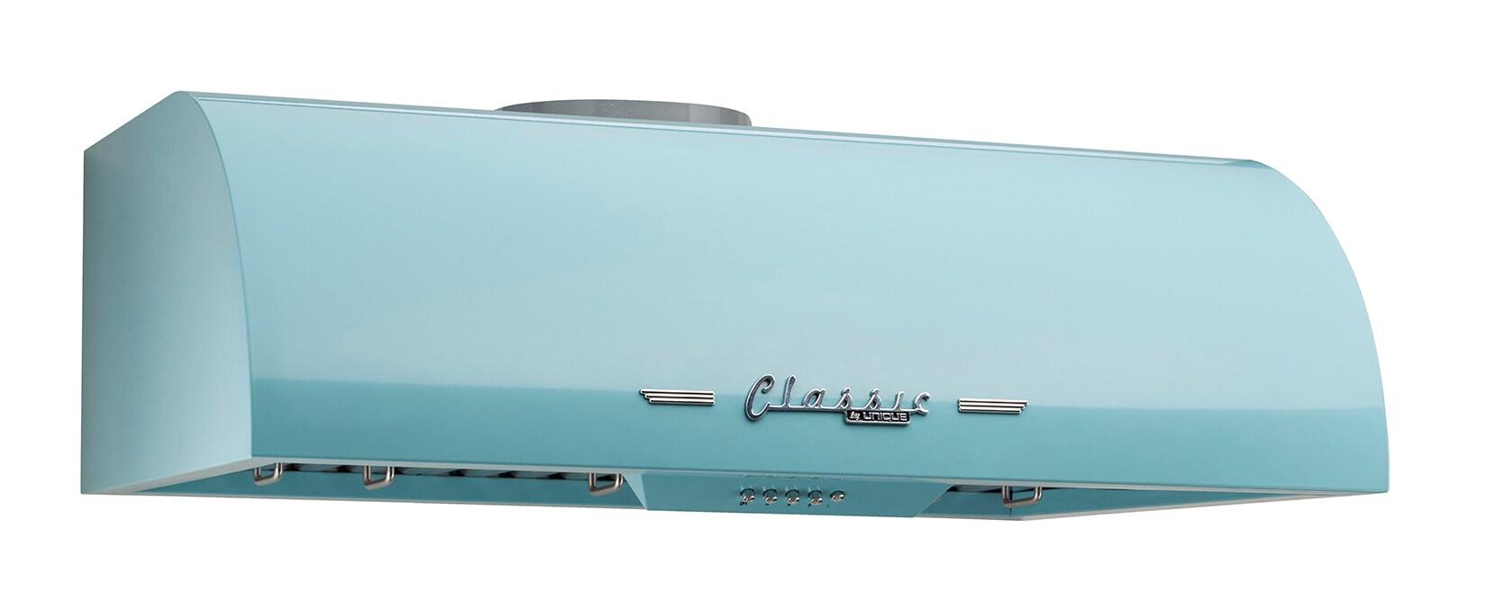 Classic Retro 30" 700 CFM Ducted Under Cabinet Range Hood with Stainless Steel Baffles and Light