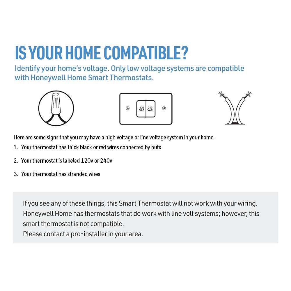 Honeywell Home Honeywell Home Smart Universally Compatible Thermostat White