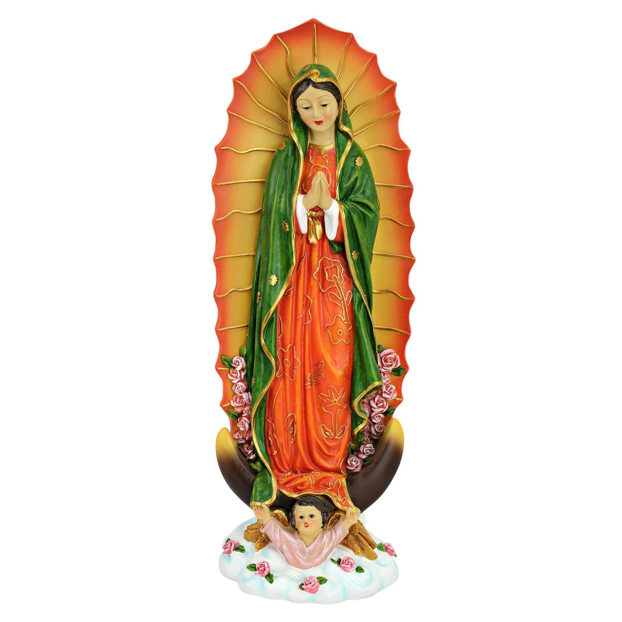 The Virgin of Guadalupe Religious Statue