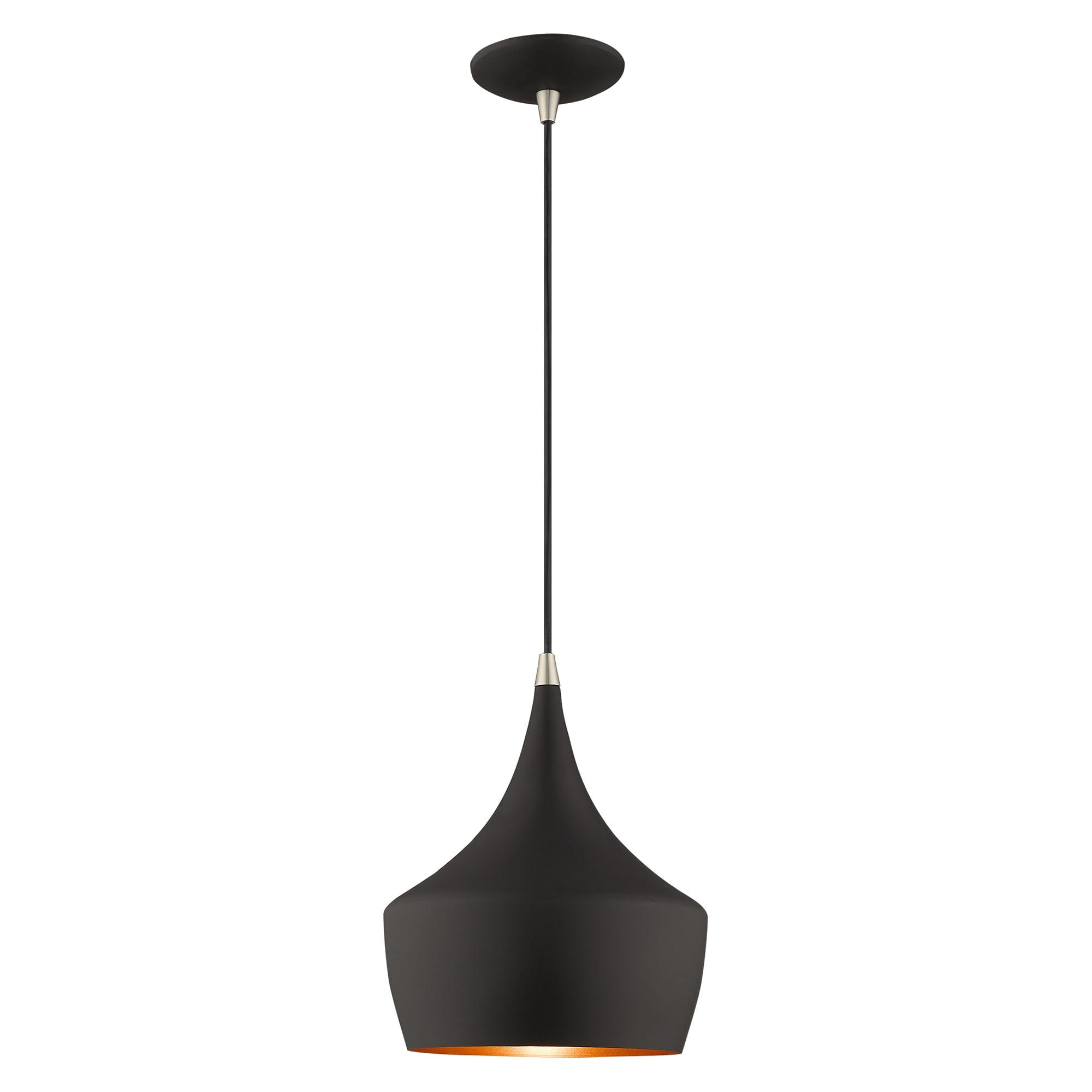 Schultz Single Light Metal Dimmable Pendant