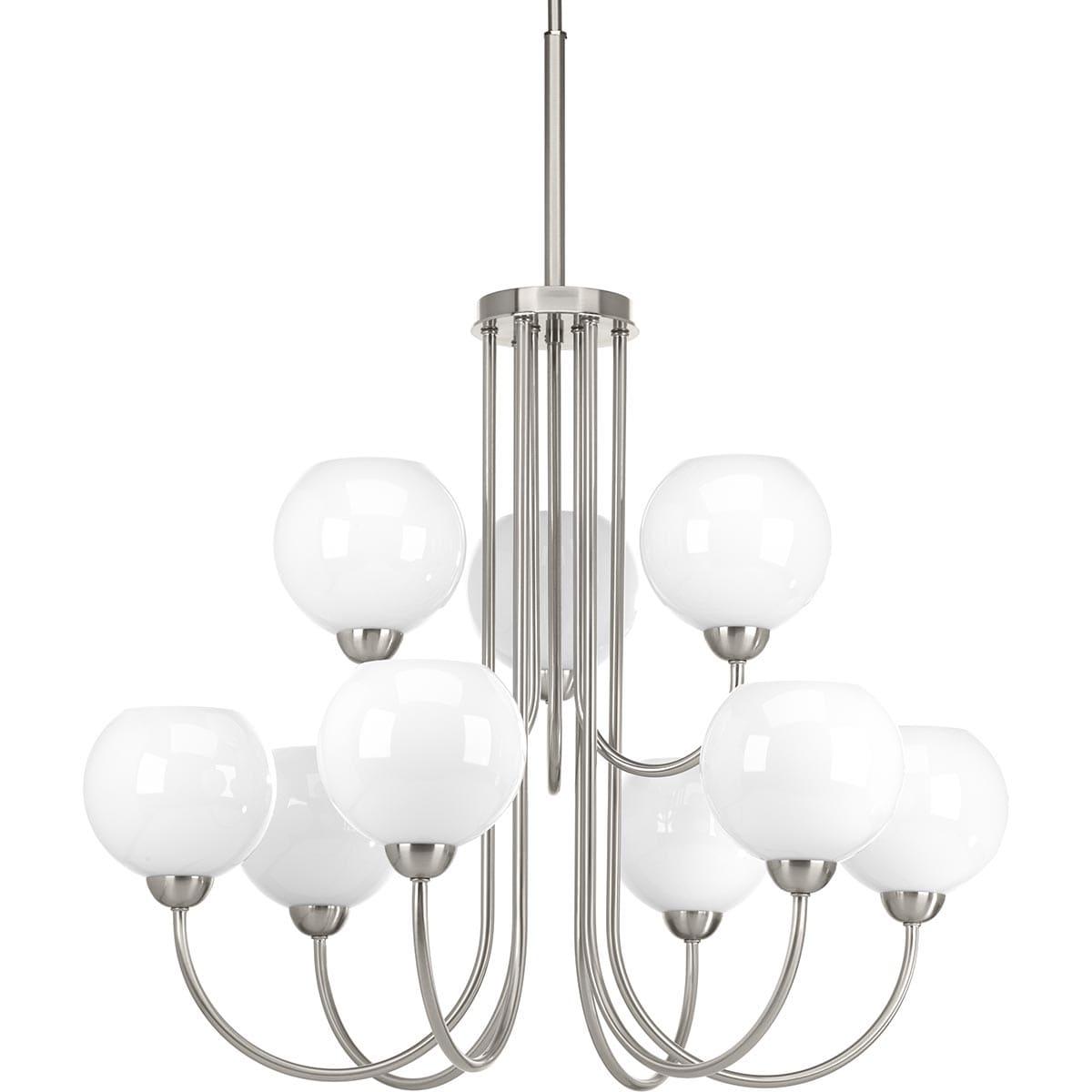 Torquay 9 - Light Dimmable Tiered Chandelier