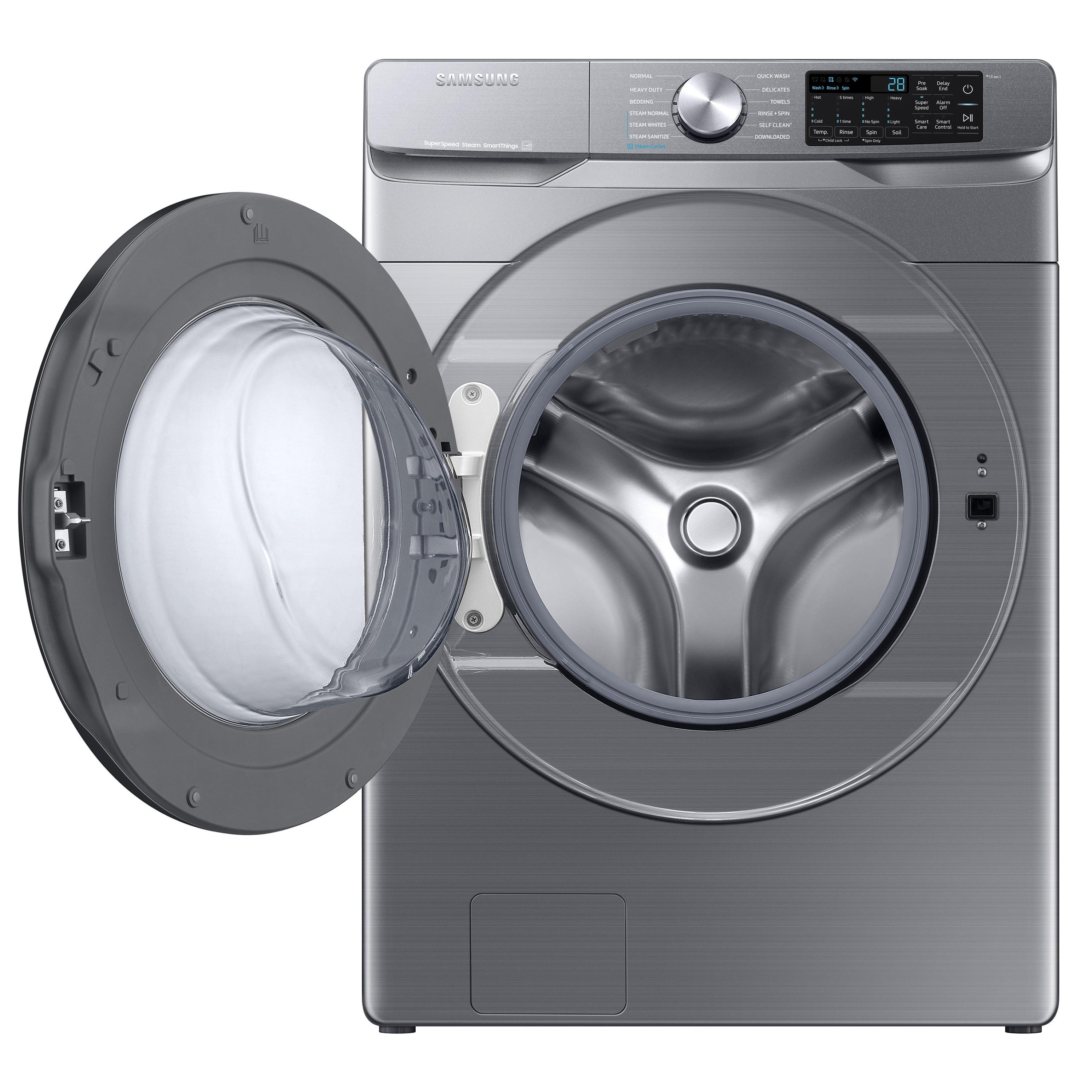 Samsung 4.5 cu. ft. Large Capacity Smart Front Load Washer with Super Speed Wash