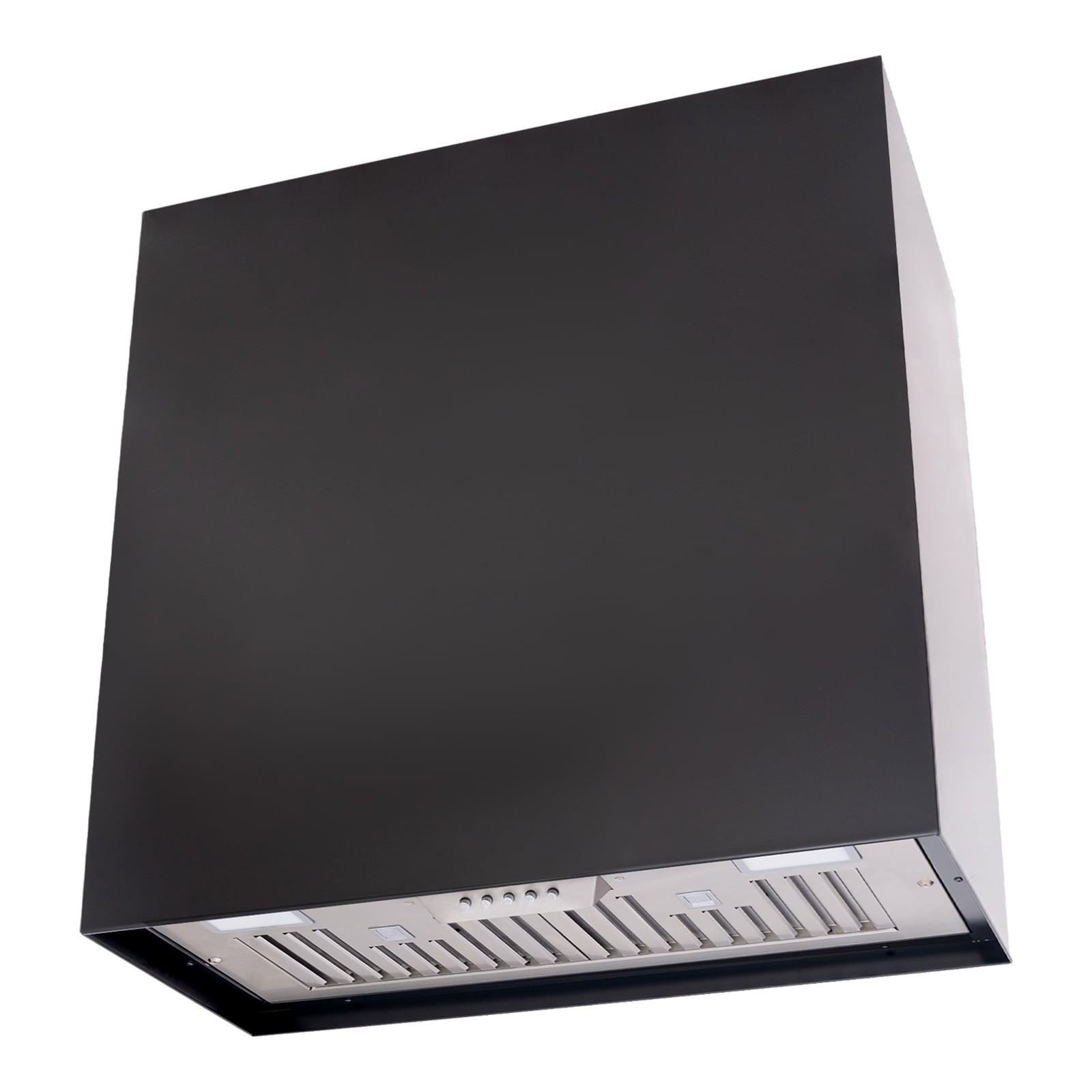 Akicon Stainless Steel 600 CFM Ducted (Vented) Wall Range Hood with Baffle Filter