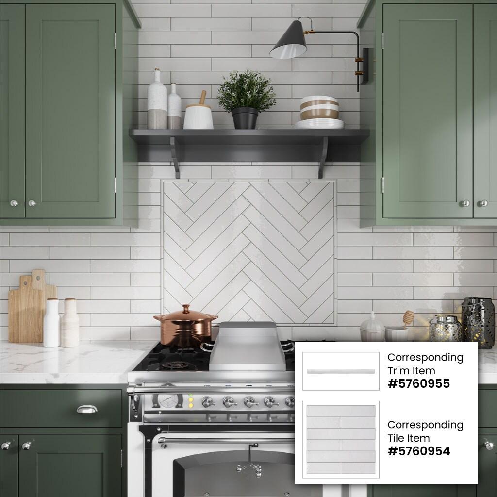 2.56'' W x 15.75'' L Ceramic Subway Singular Tile