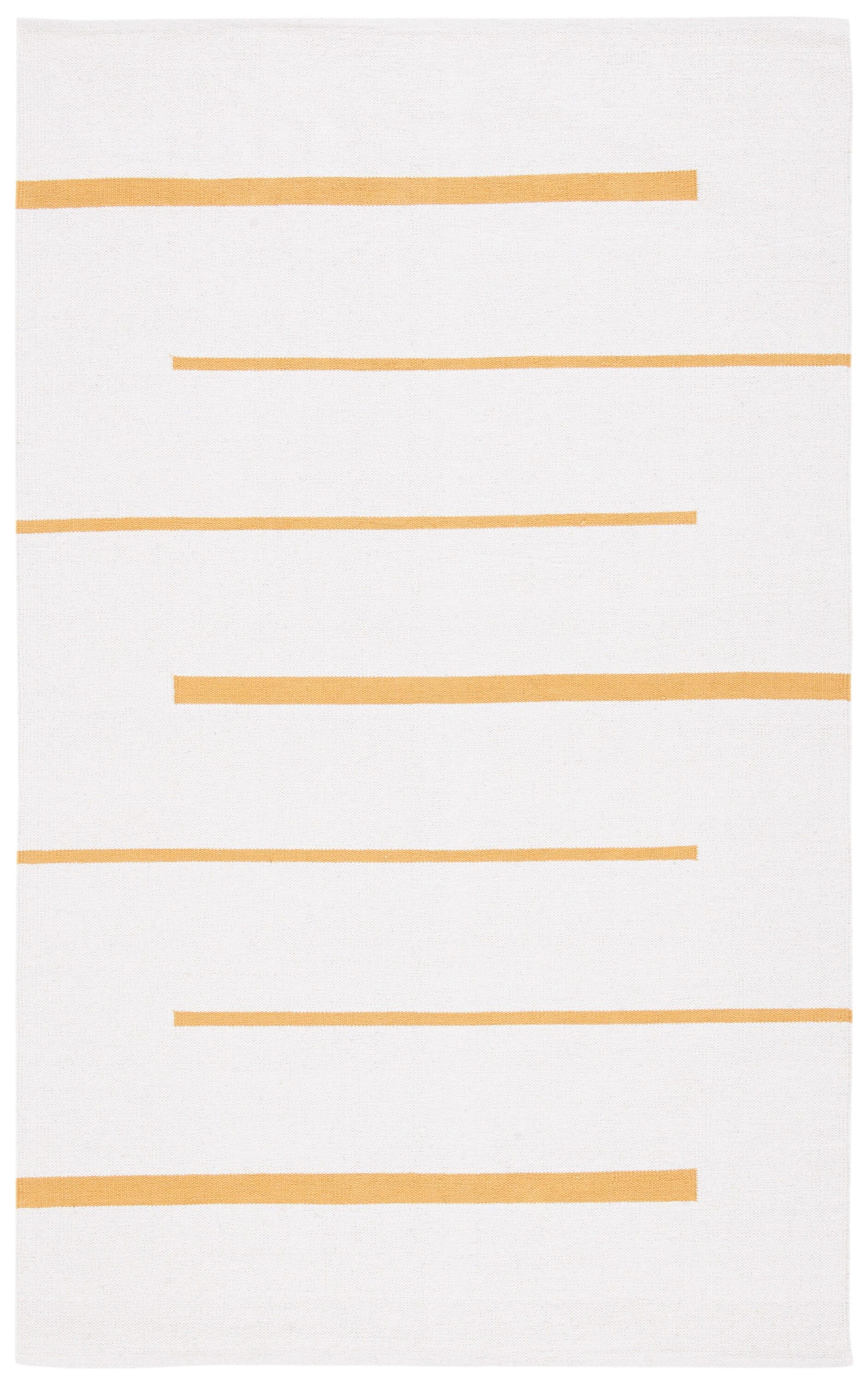 Montauk MTK311 Hand Woven Indoor Area Rug - Ivory/Gold - 5'x8' - Safavieh