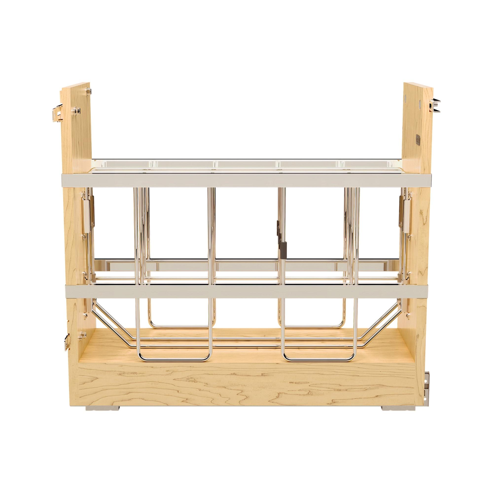 Rev-A-Shelf Rev-A-Shelf Pull Out Cabinet Organizer, Ball Bearing Soft-Close