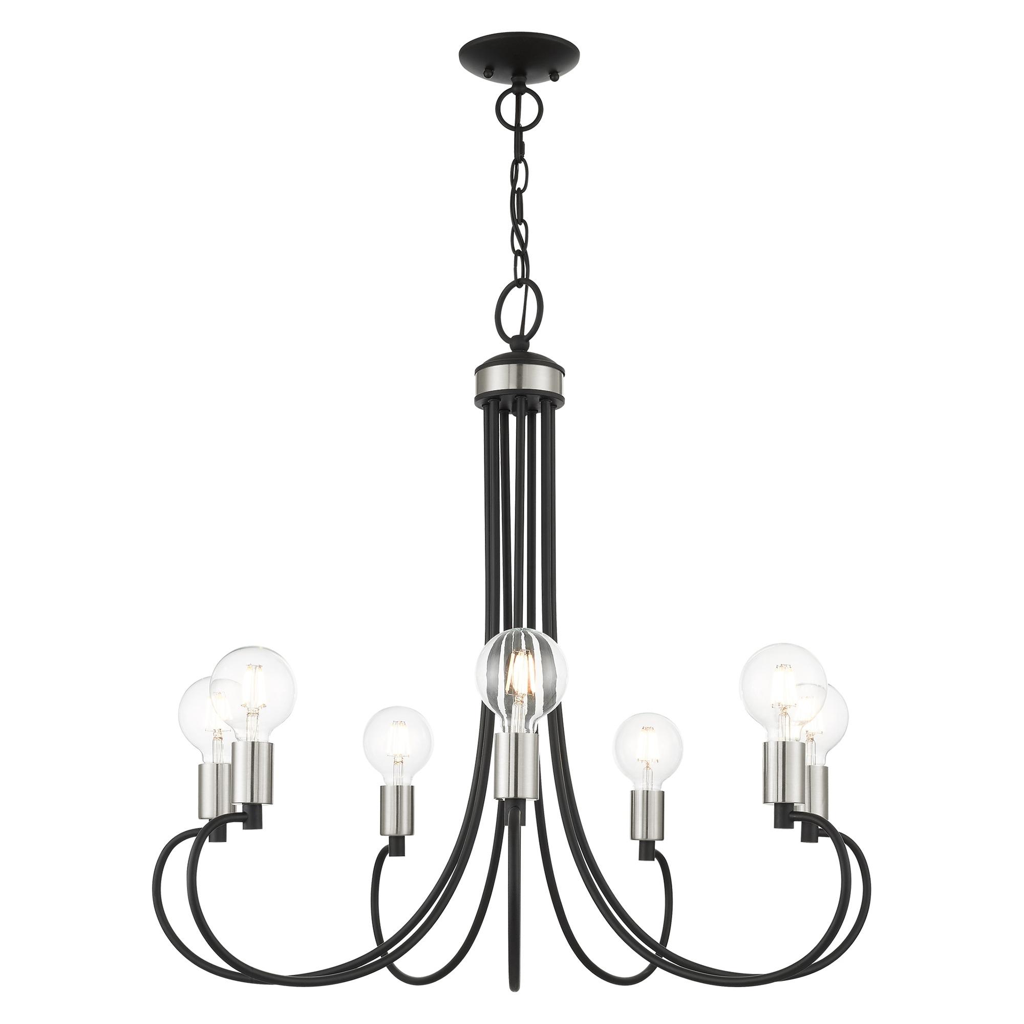 Livex Lighting - Bari - 7 Light Chandelier in New Traditional Style - 30 Inches
