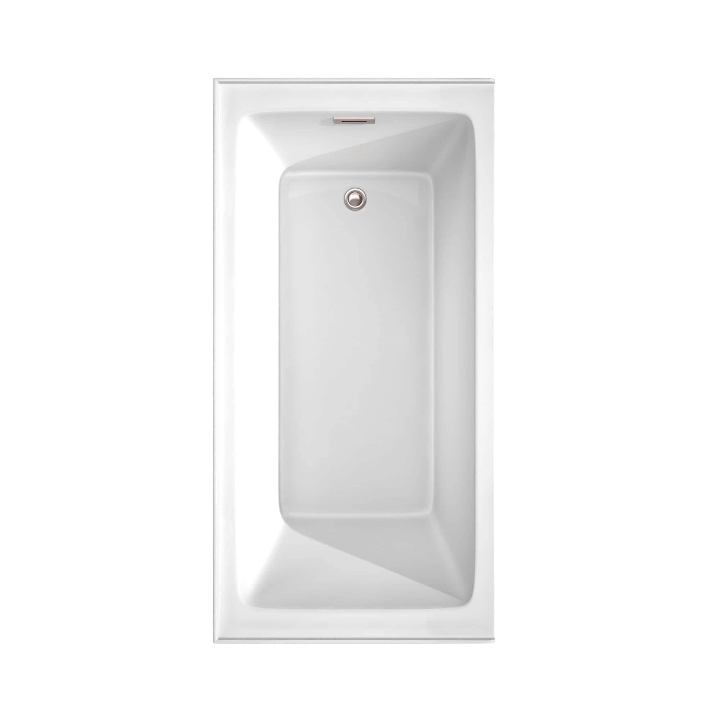 Grayley 60'' x 30'' Alcove Soaking Acrylic Bathtub