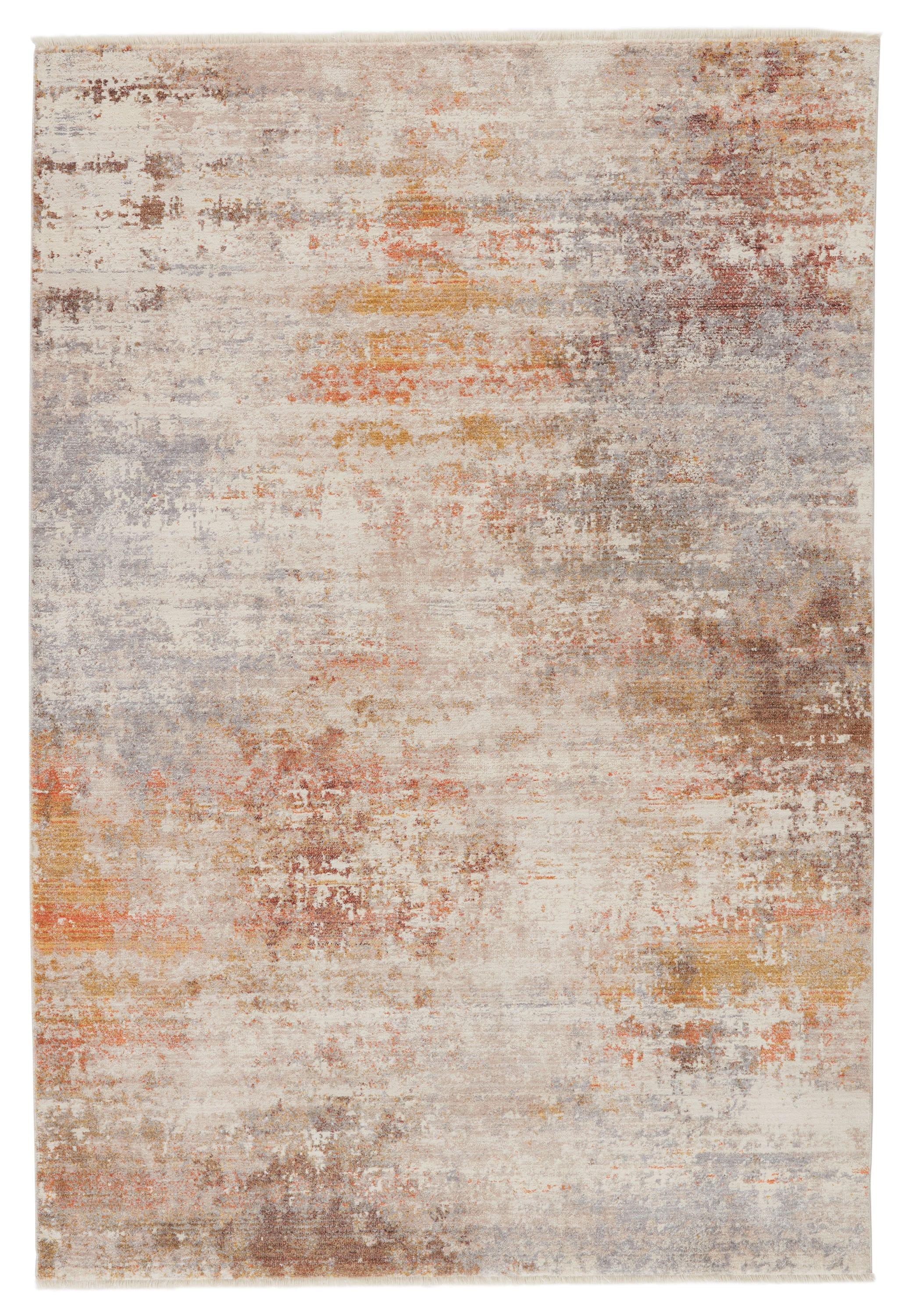 2'9"x8' Berquist Abstract Runner Rug White - Jaipur Living: Contemporary Indoor Area Rug, Medium Pile, Polyester