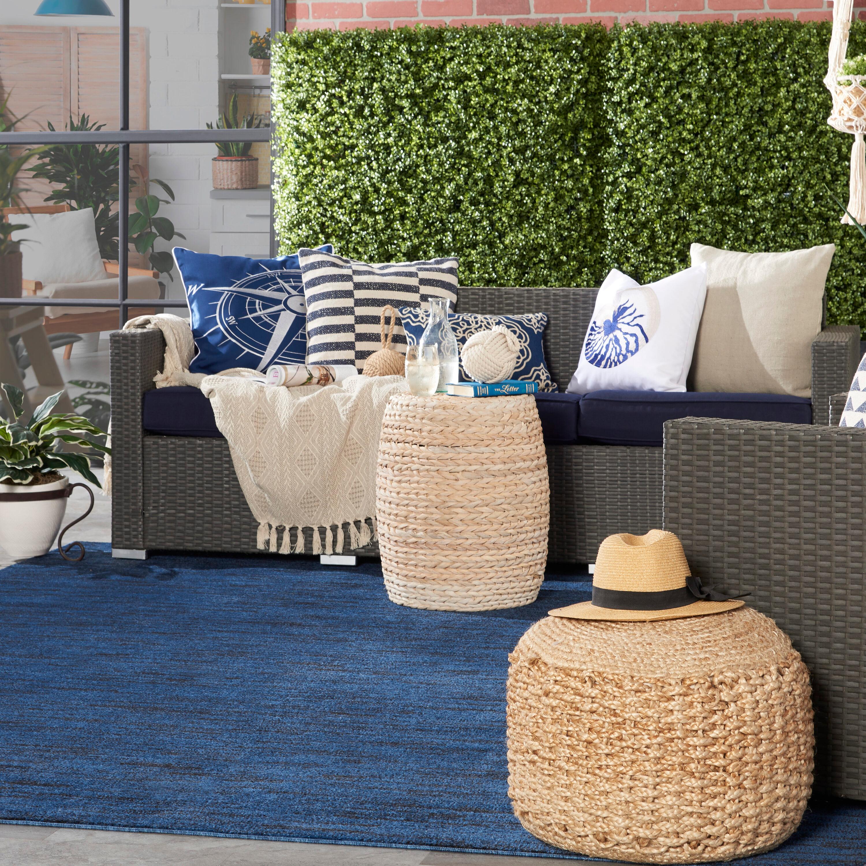 Nourison Nourison Essentials NRE01 Indoor/outdoor Area Rug - Midnight Blue 8' x 10'